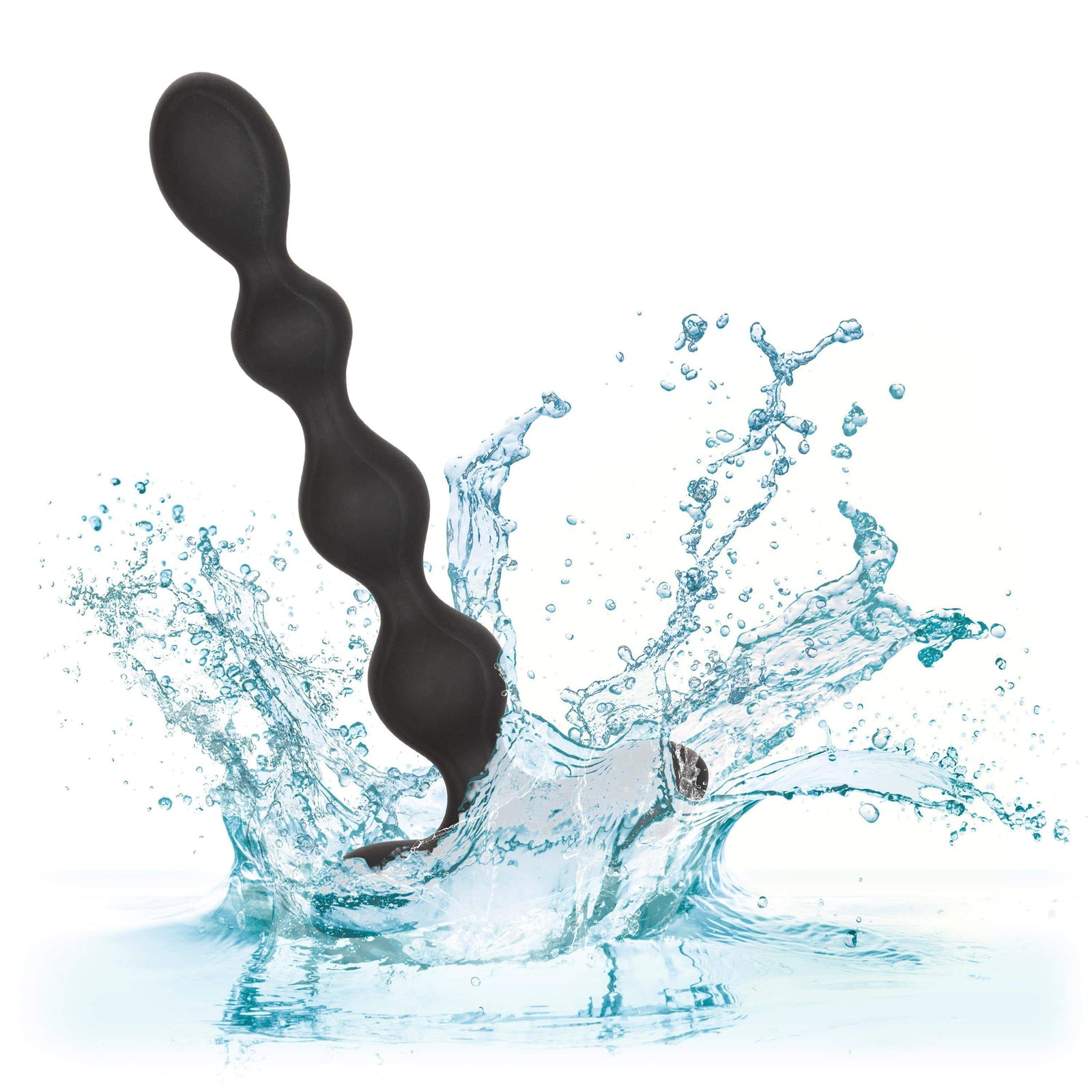 California Exotics - Eclipse Vibrating Slender Anal Beads (Black) -  Anal Beads (Vibration) Rechargeable  Durio.sg