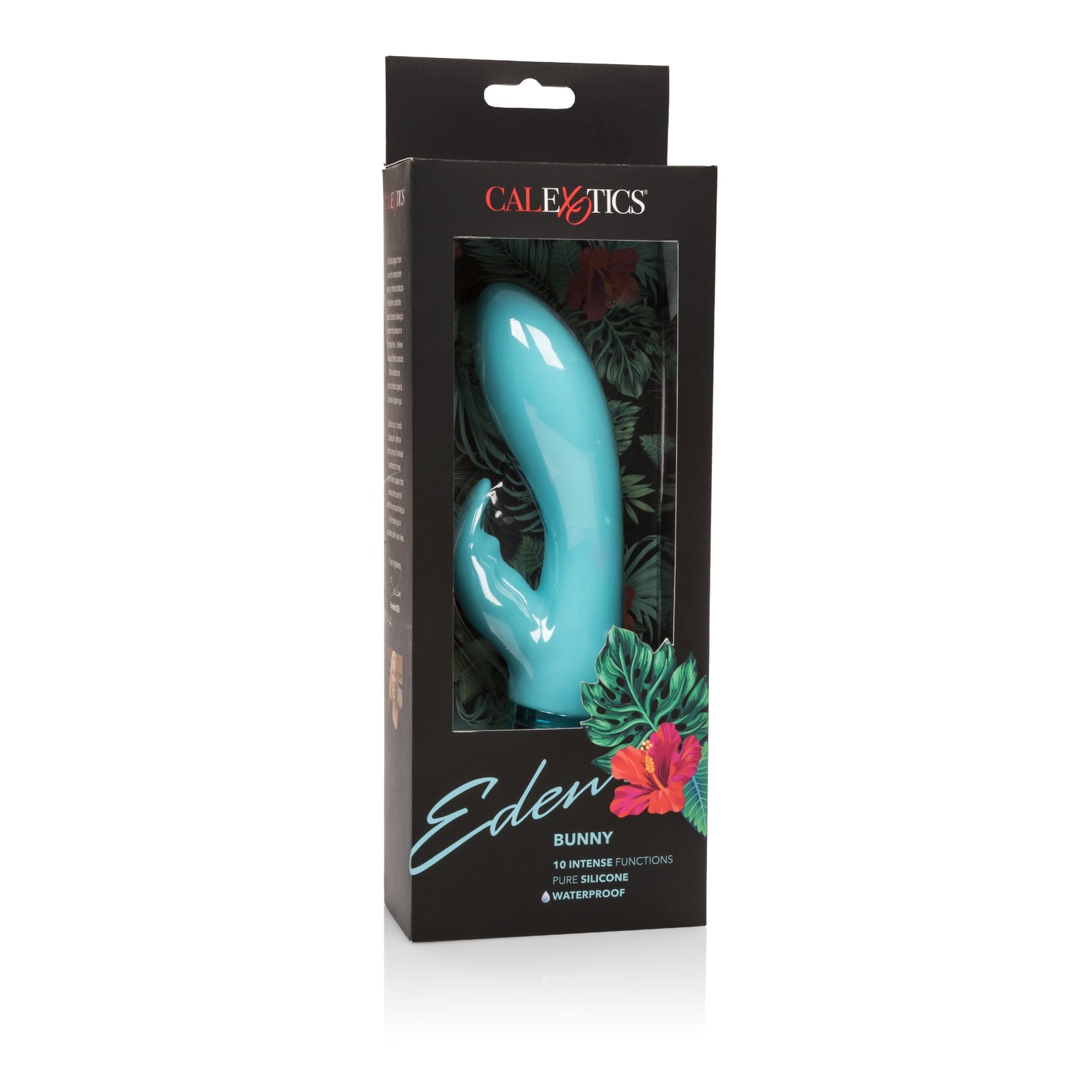 California Exotics - Eden Silicone Waterproof Bunny Vibrator (Blue) -  Rabbit Dildo (Vibration) Non Rechargeable  Durio.sg