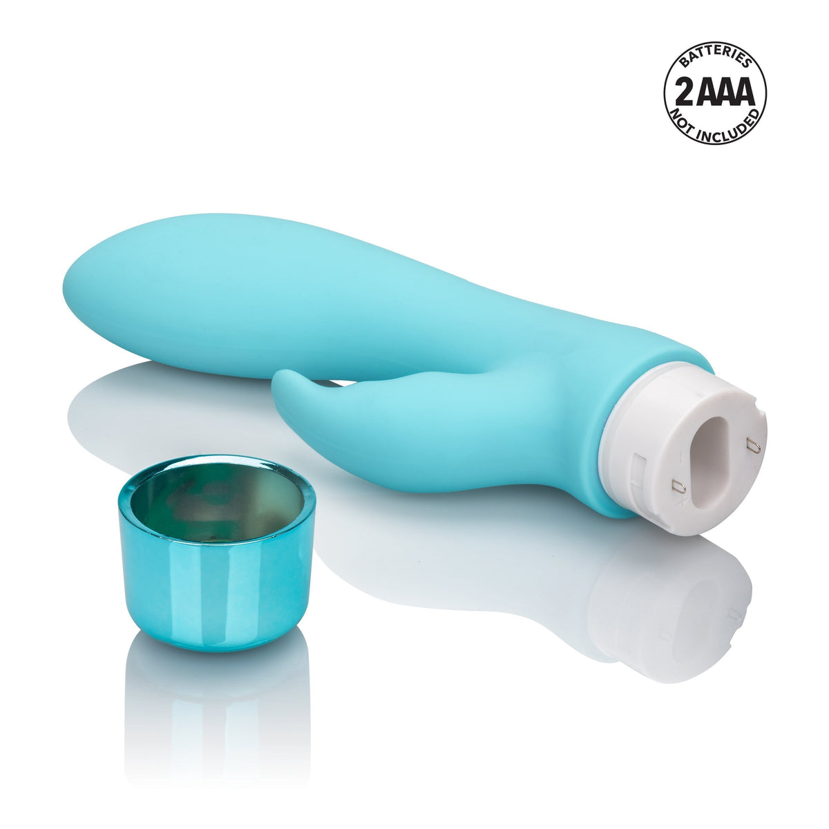 California Exotics - Eden Silicone Waterproof Bunny Vibrator (Blue) -  Rabbit Dildo (Vibration) Non Rechargeable  Durio.sg