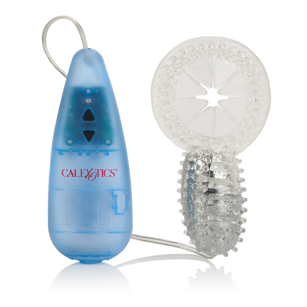 California Exotics - Elite 5X 5 Function Vibro-Ring with Tickler (Blue) -  Remote Control Couple's Massager (Vibration) Non Rechargeable  Durio.sg