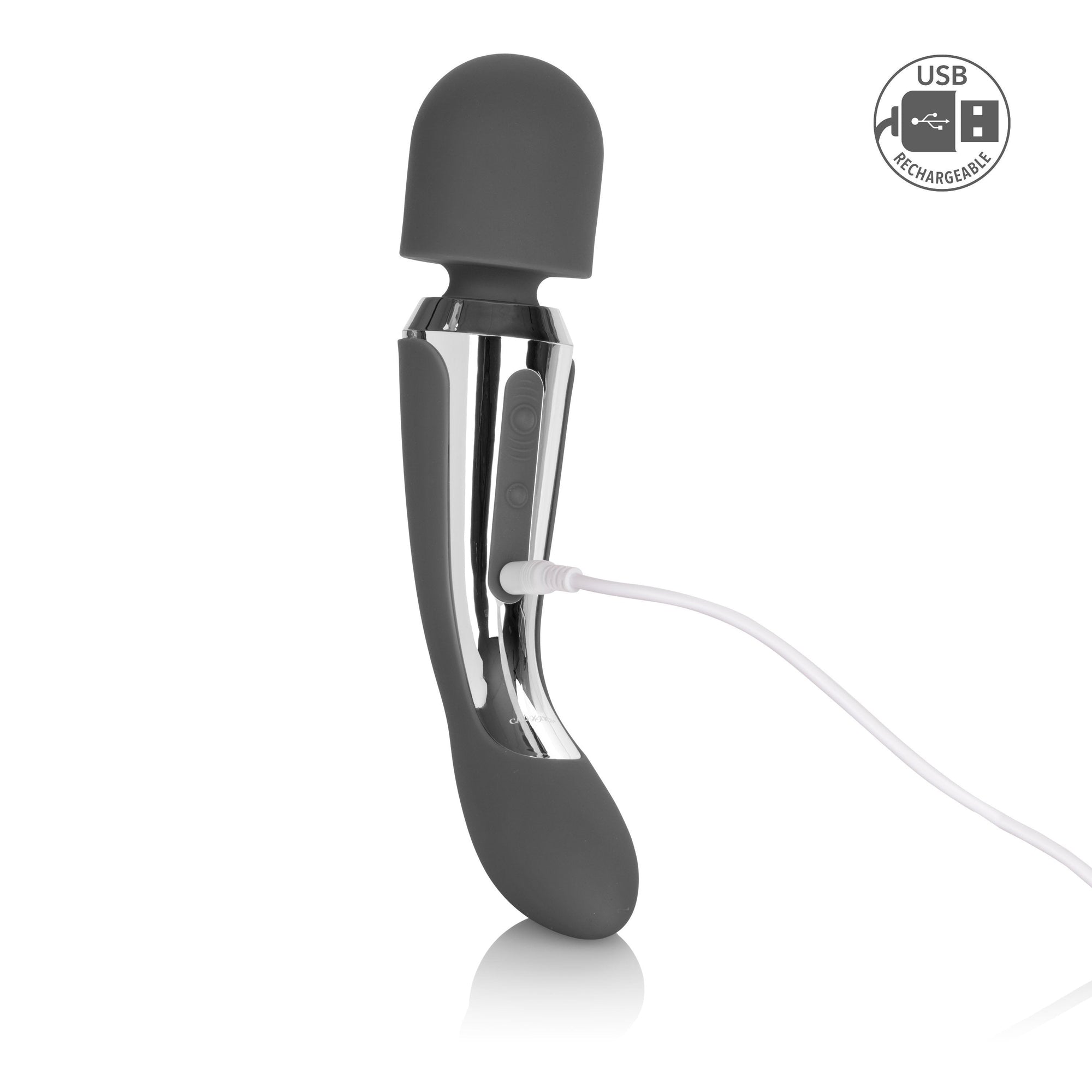 California Exotics - Embrace Rechargeable Body Wand Massager (Black) -  Wand Massagers (Vibration) Rechargeable  Durio.sg