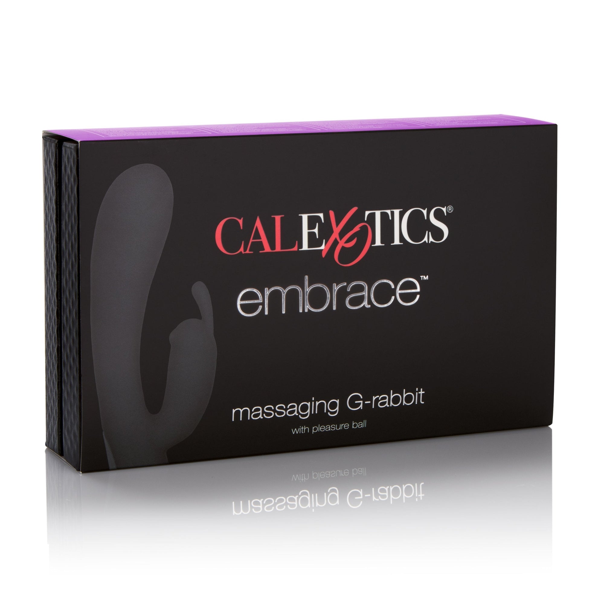 California Exotics - Embrace Rechargeable Massaging G-Rabbit Vibrator (Purple) -  Rabbit Dildo (Vibration) Rechargeable  Durio.sg