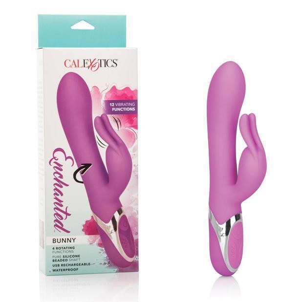 California Exotics - Enchanted Bunny Rechargeable Rabbit Vibrator (Purple) -  Rabbit Dildo (Vibration) Rechargeable  Durio.sg