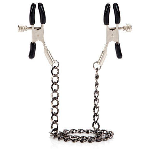 California Exotics - First Time Fetish Nipple Teasers (Silver) -  Nipple Clamps (Non Vibration)  Durio.sg