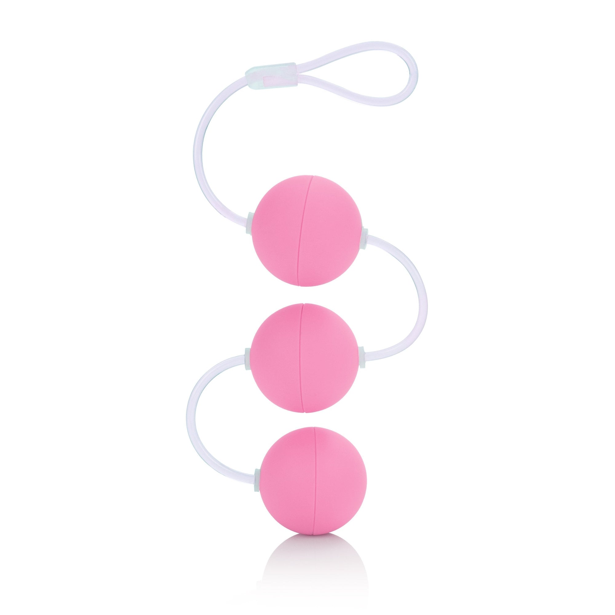 California Exotics - First Time Triple Love Kegel Balls (Pink) -  Kegel Balls (Non Vibration)  Durio.sg