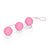 California Exotics - First Time Triple Love Kegel Balls (Pink) -  Kegel Balls (Non Vibration)  Durio.sg