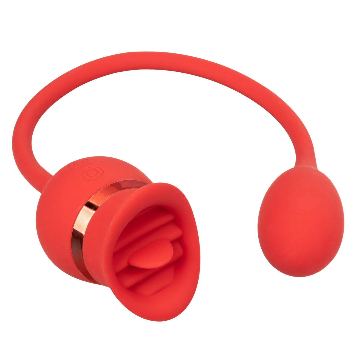 California Exotics - French Kiss Casanova Egg and Clit Massager (Red) -  Clit Massager (Vibration) Rechargeable  Durio.sg