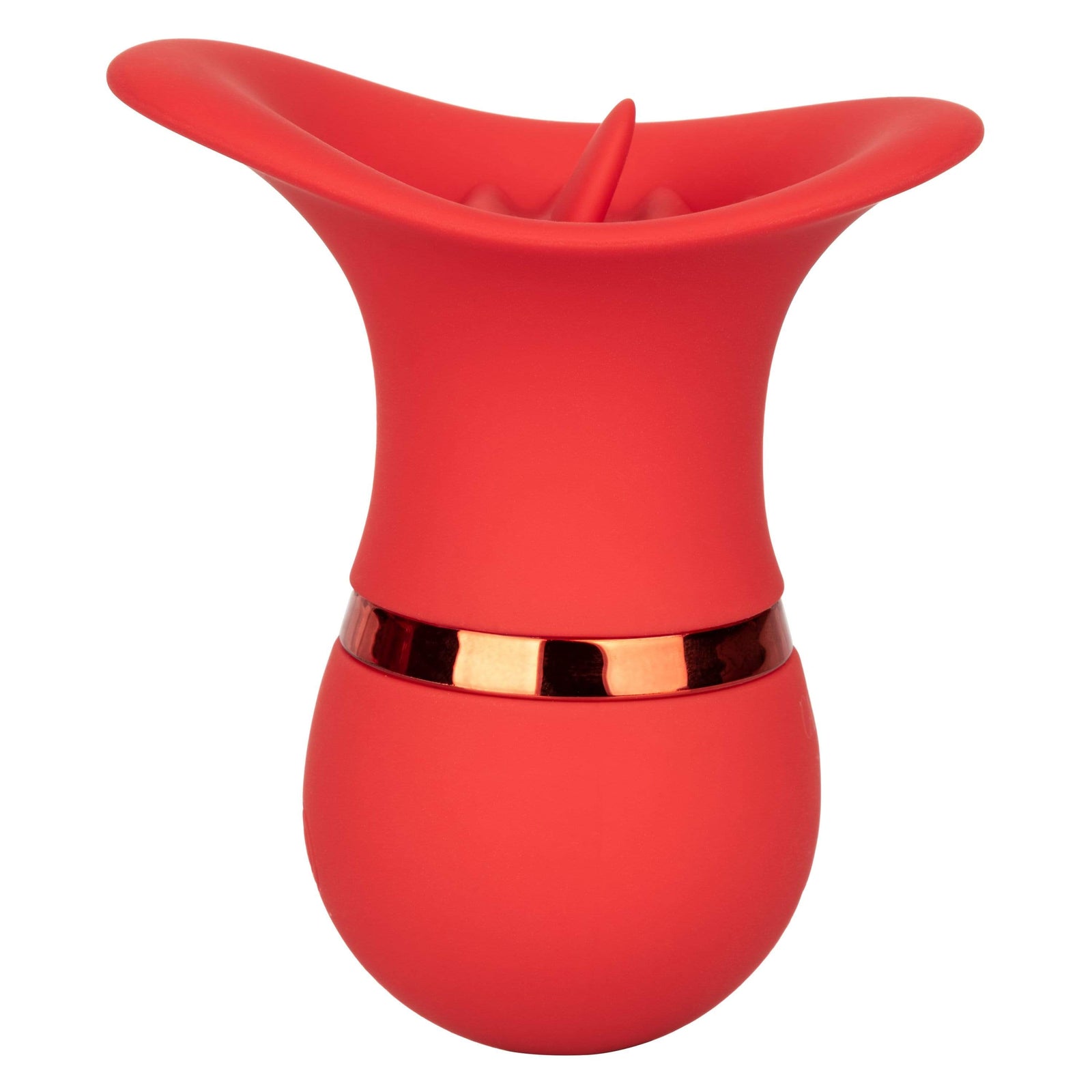 California Exotics - French Kiss Charmer Clit Massager (Red) -  Clit Massager (Vibration) Rechargeable  Durio.sg