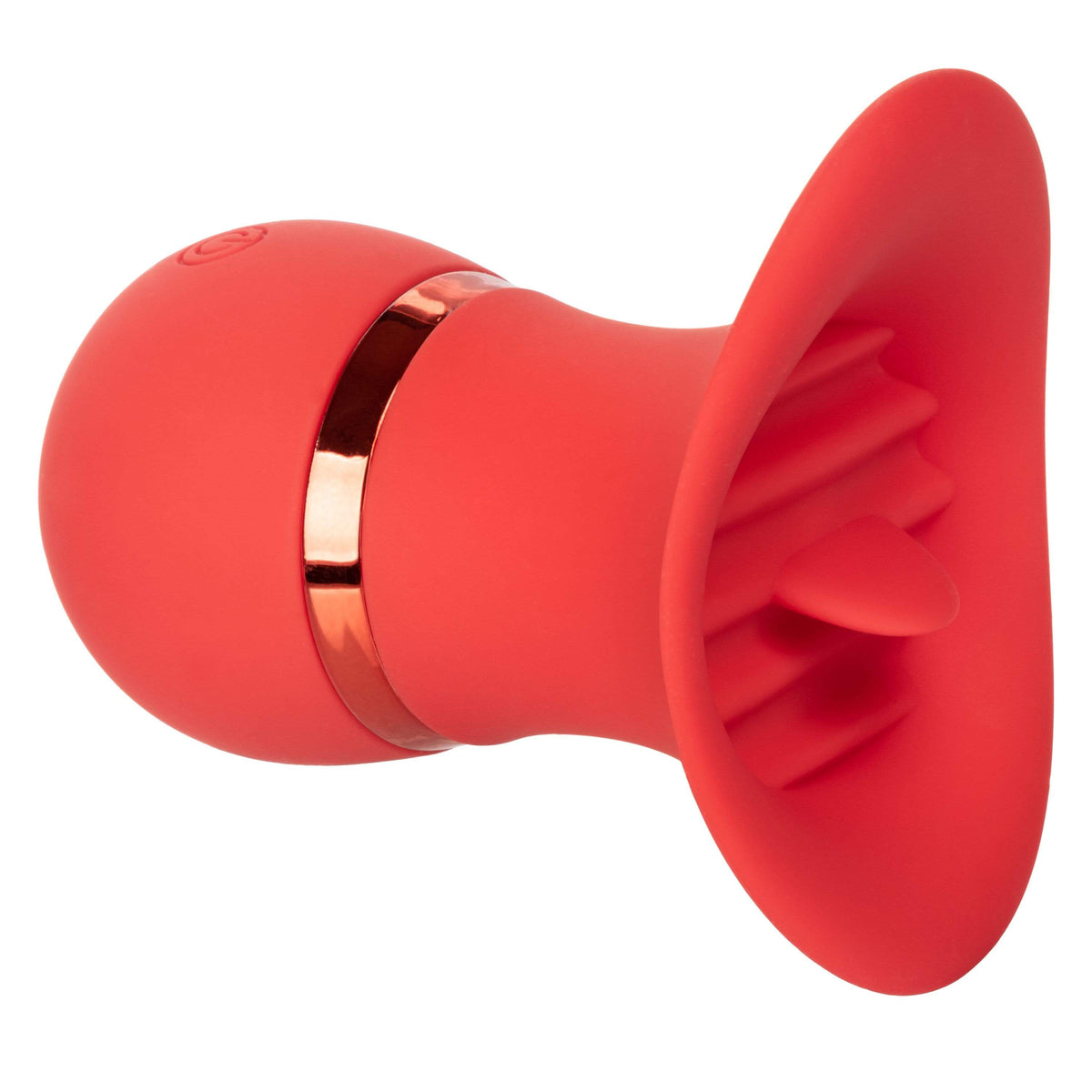 California Exotics - French Kiss Charmer Clit Massager (Red) -  Clit Massager (Vibration) Rechargeable  Durio.sg
