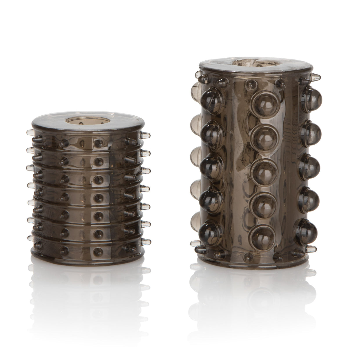 California Exotics - Girth Rings Cock Sleeves (Black) -  Cock Sleeves (Non Vibration)  Durio.sg