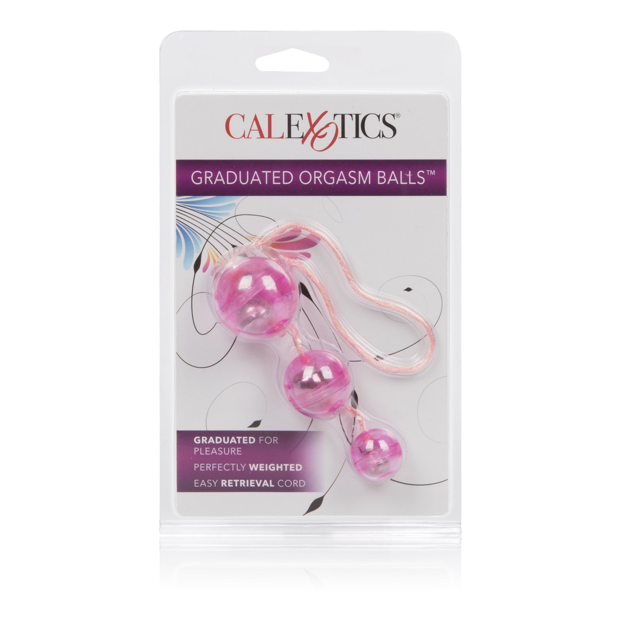 California Exotics - Graduated Orgasm Weighted Kegel Balls (Pink) -  Kegel Balls (Non Vibration)  Durio.sg