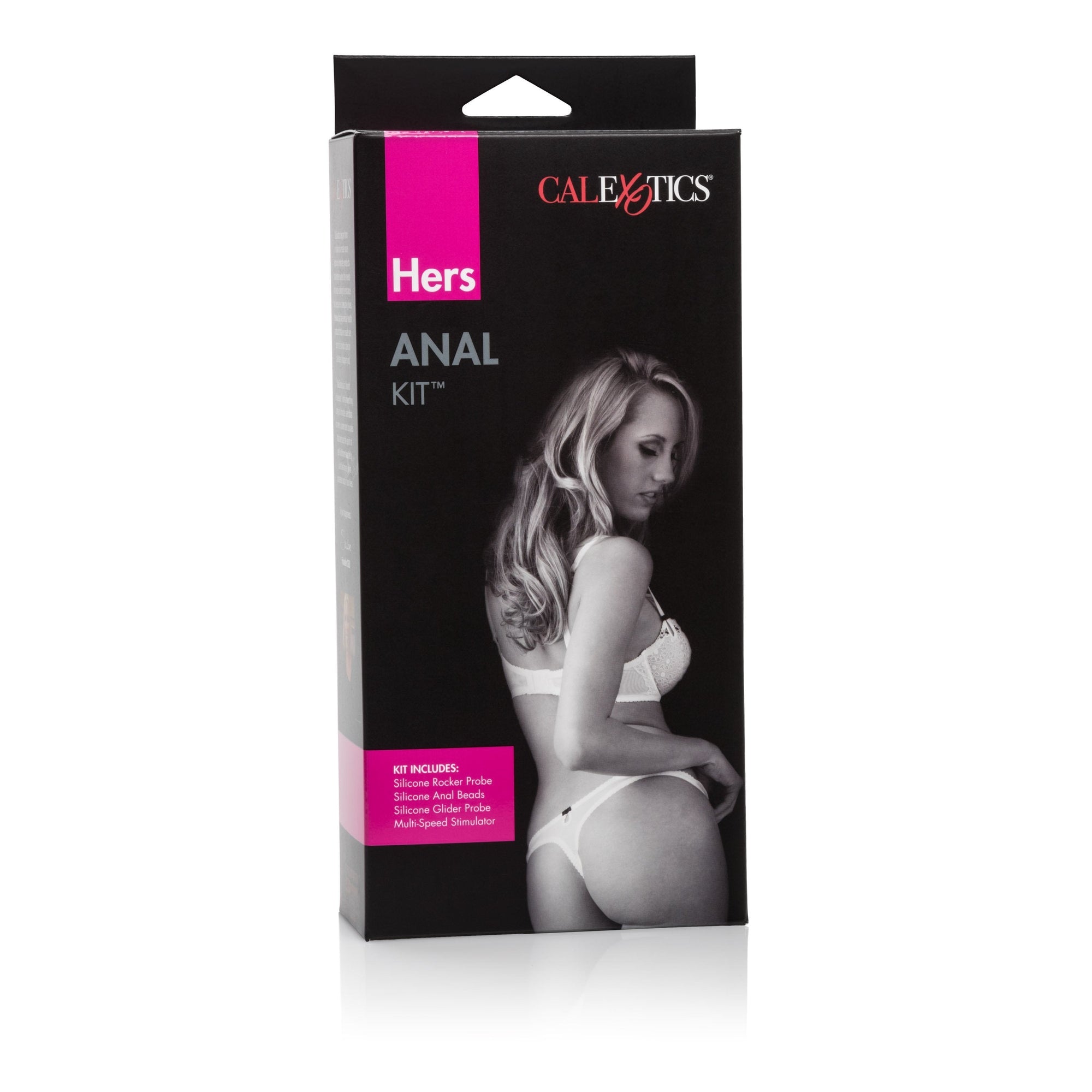 California Exotics - Hers Anal Massager Kit (Purple) -  Anal Kit (Vibration) Non Rechargeable  Durio.sg