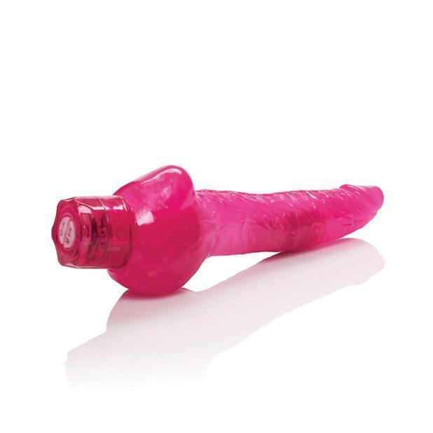 California Exotics - Hot Pinks Ballsy Waterproof Vibrator (Pink) -  Non Realistic Dildo w/o suction cup (Vibration) Non Rechargeable  Durio.sg