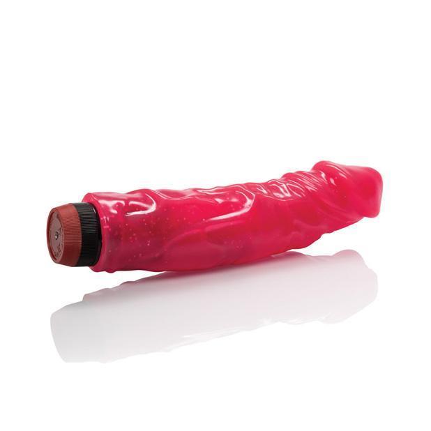 California Exotics - Hot Pinks Devil Dick Vibrating Dildo 6.5" (Pink) -  Non Realistic Dildo w/o suction cup (Vibration) Non Rechargeable  Durio.sg