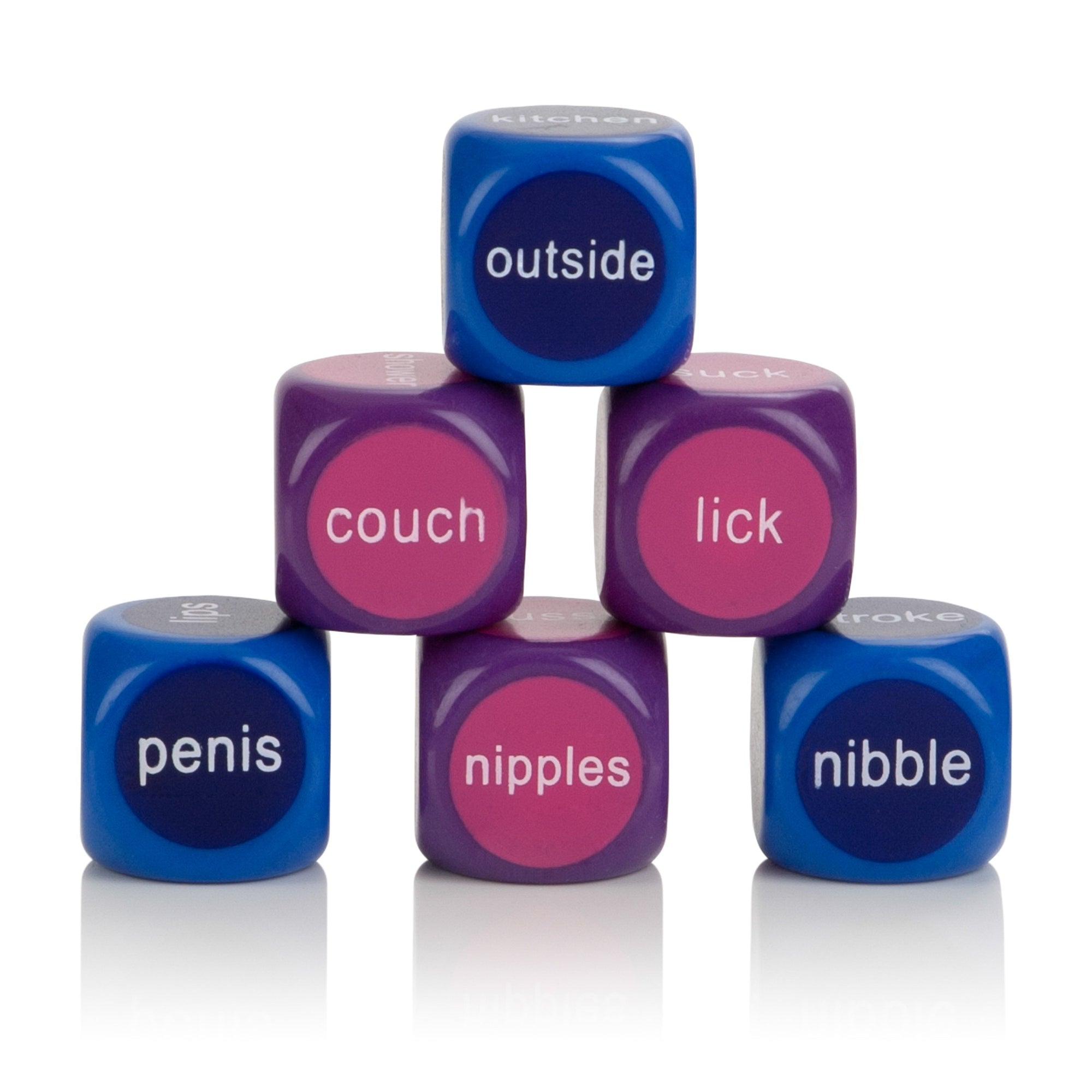 California Exotics - Hot and Spicy Party Dice (Multi Colour) -  Games  Durio.sg