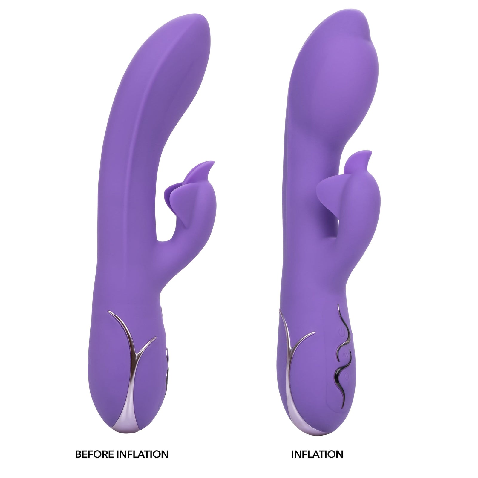 California Exotics - Insatiable G Inflatable G Flutter Rabbit Vibrator (Purple) -  Rabbit Dildo (Vibration) Rechargeable  Durio.sg