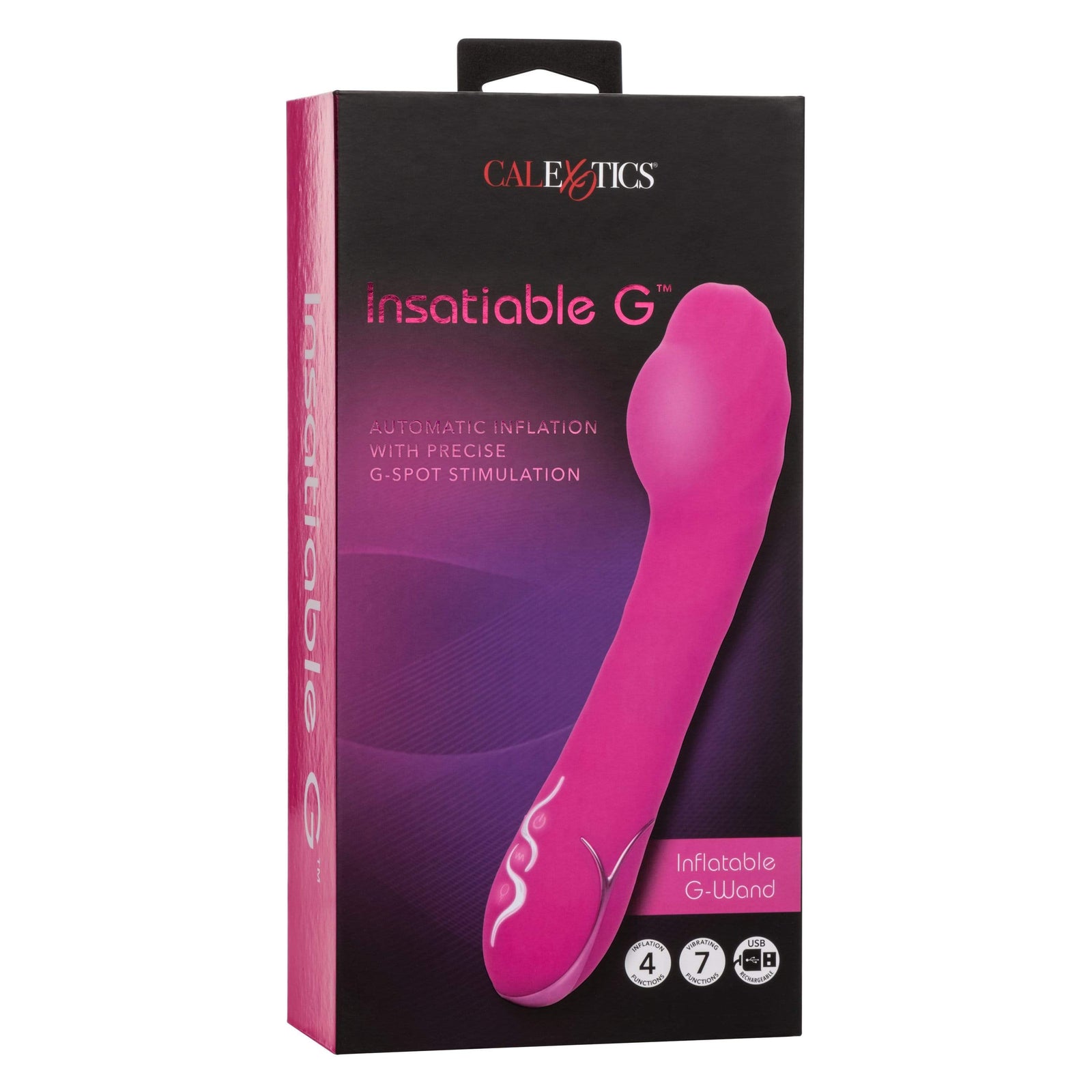 California Exotics - Insatiable G Inflatable G Spot Vibrator (Pink) -  G Spot Dildo (Vibration) Rechargeable  Durio.sg