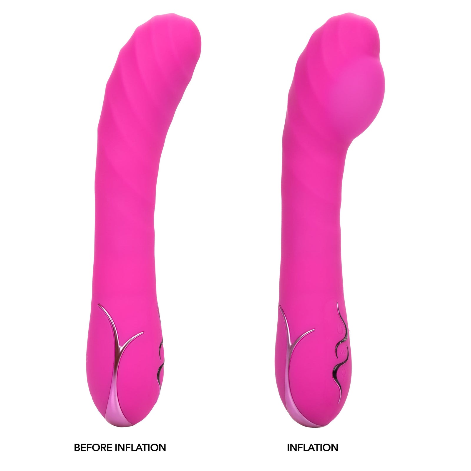 California Exotics - Insatiable G Inflatable G Spot Vibrator (Pink) -  G Spot Dildo (Vibration) Rechargeable  Durio.sg