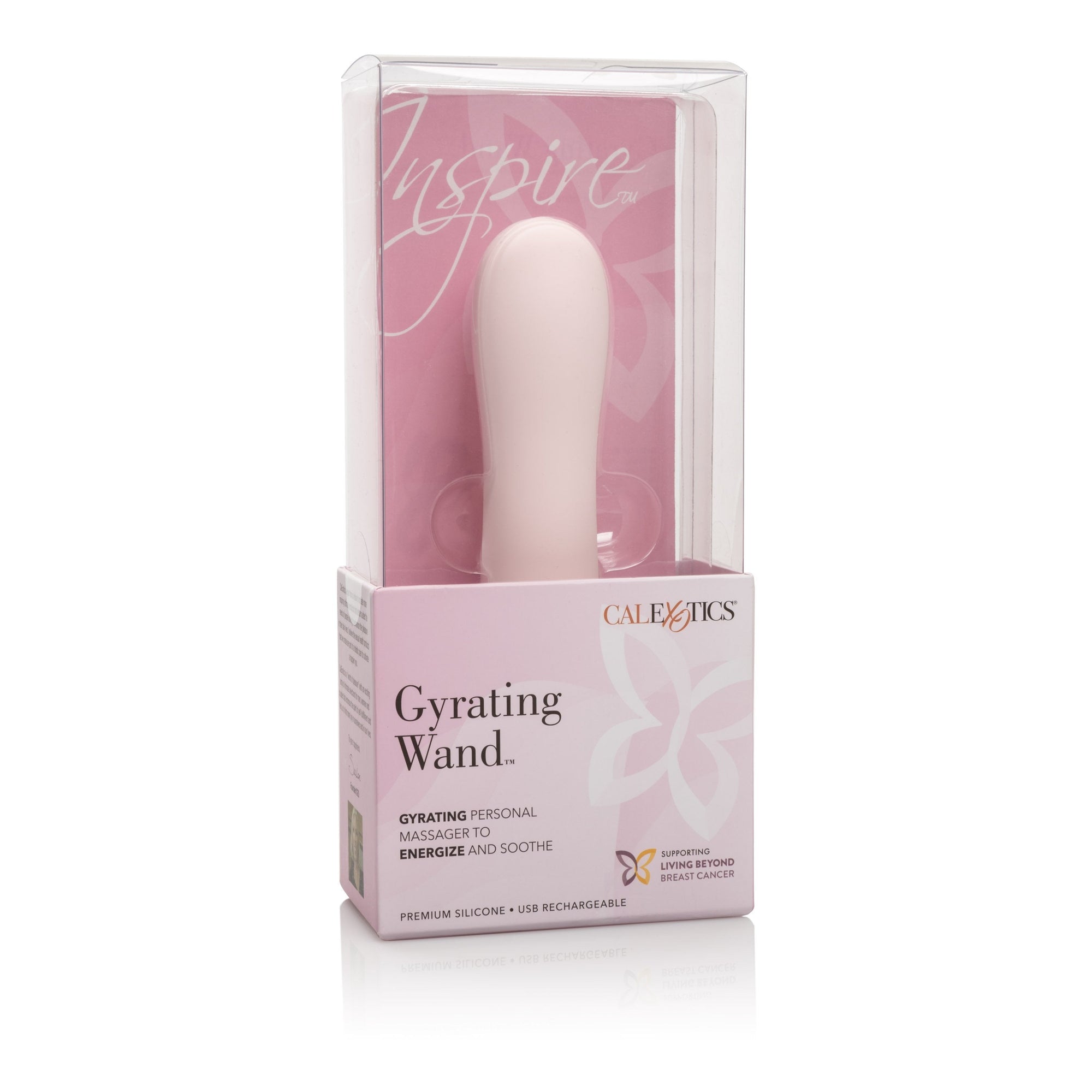 California Exotics - Inspire Gyrating Wand Bullet Vibrator (Pink) -  Bullet (Vibration) Rechargeable  Durio.sg