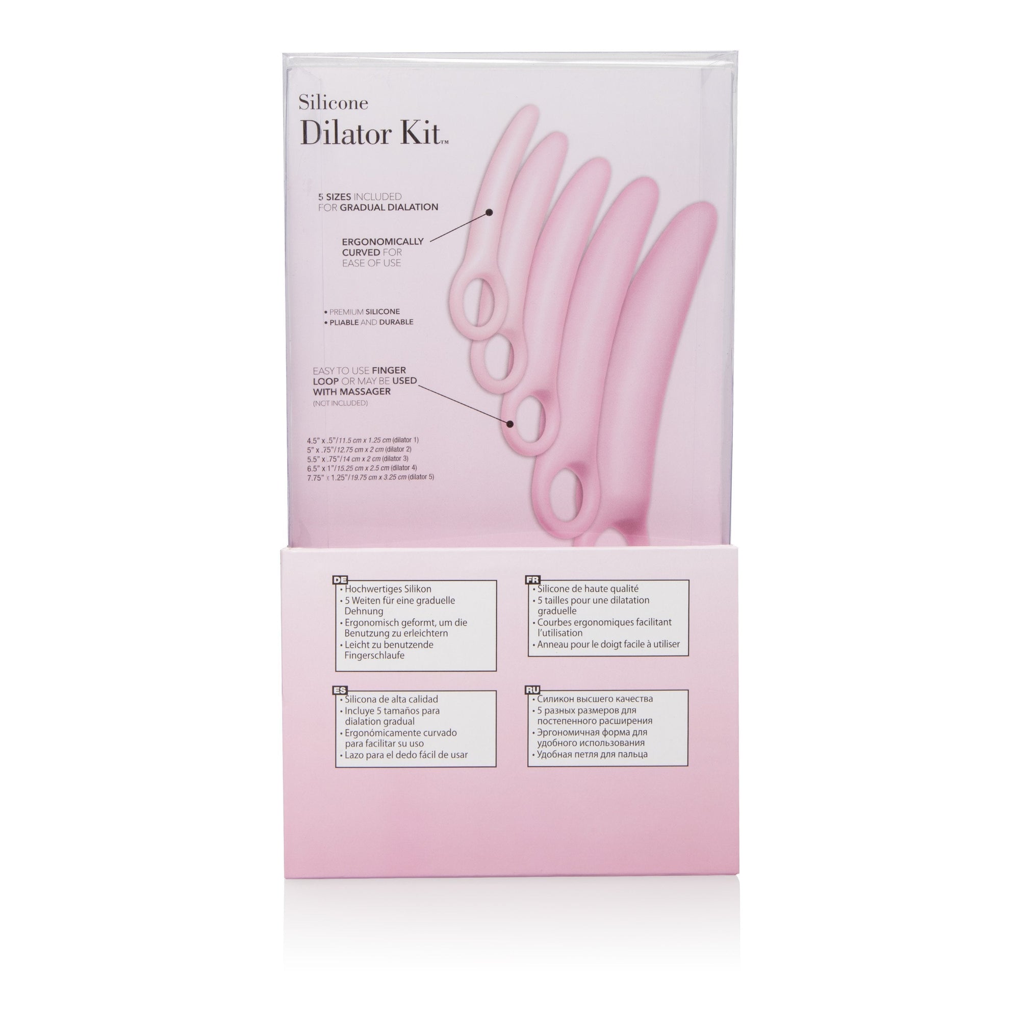 California Exotics - Inspire Silicone Dilator 5 Piece Set (Pink) -  Non Realistic Dildo w/o suction cup (Non Vibration)  Durio.sg