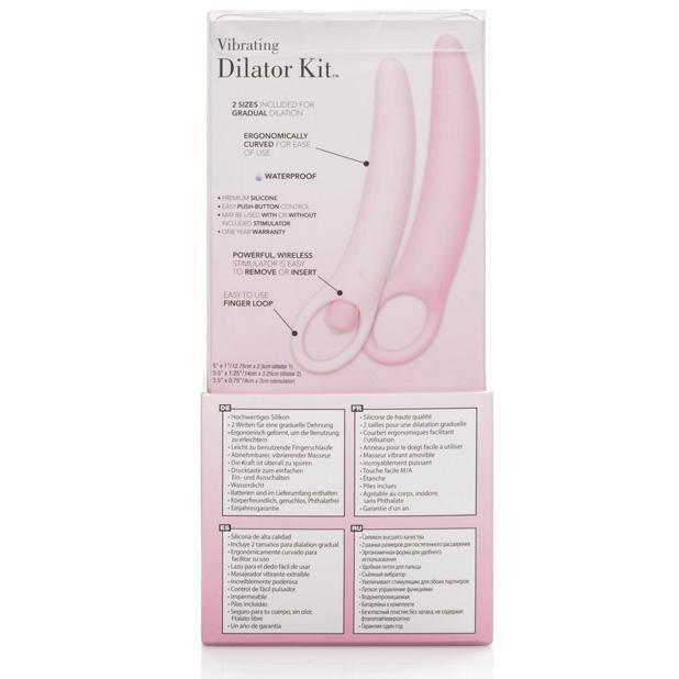 California Exotics - Inspire Vibrating 3 pcs Silicone Dilator Kit (Pink) -  Non Realistic Dildo w/o suction cup (Vibration) Non Rechargeable  Durio.sg