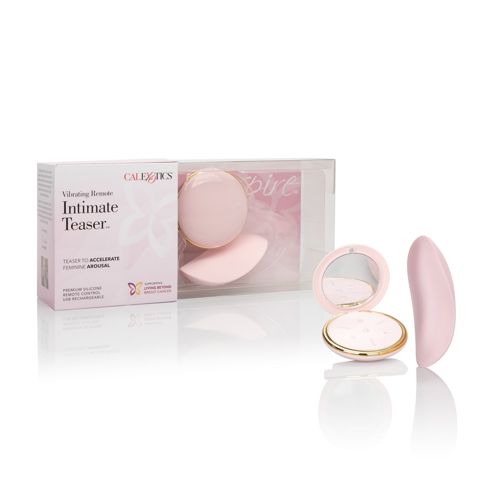 California Exotics - Inspire Vibrating Remote Breast Massager -  Breast Massager (Vibration) Rechargeable  Durio.sg