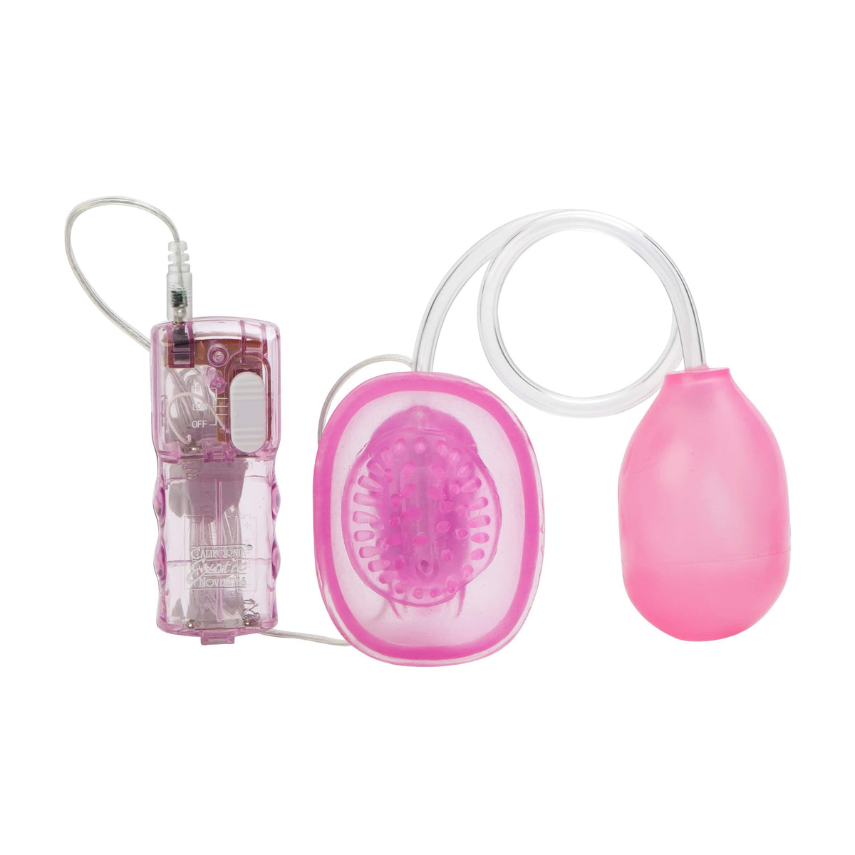 California Exotics - Intimate Clitoral Pump Vibro Pussy Sucker (Pink) -  Clitoral Pump (Vibration) Non Rechargeable  Durio.sg