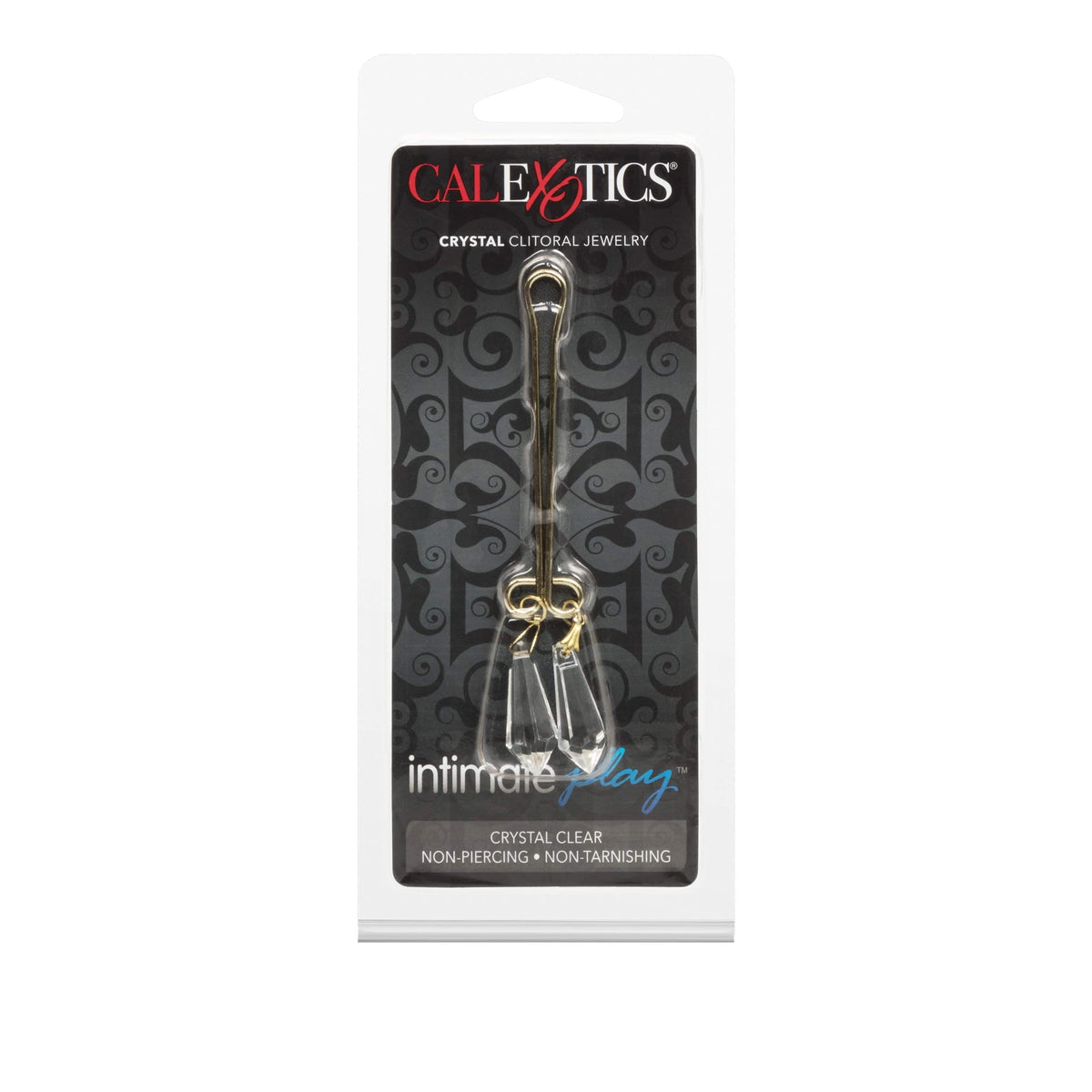 California Exotics - Intimate Play Crystal Clitoral Jewelry Clamp (Gold) -  Clitoral Clamps  Durio.sg