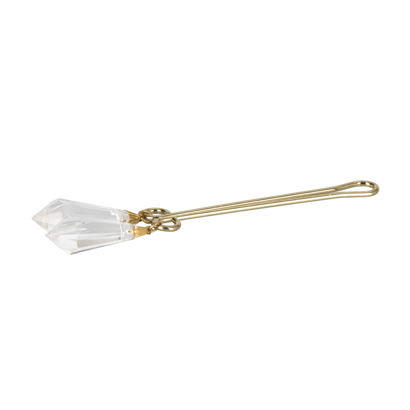 California Exotics - Intimate Play Crystal Clitoral Jewelry Clamp (Gold) -  Clitoral Clamps  Durio.sg