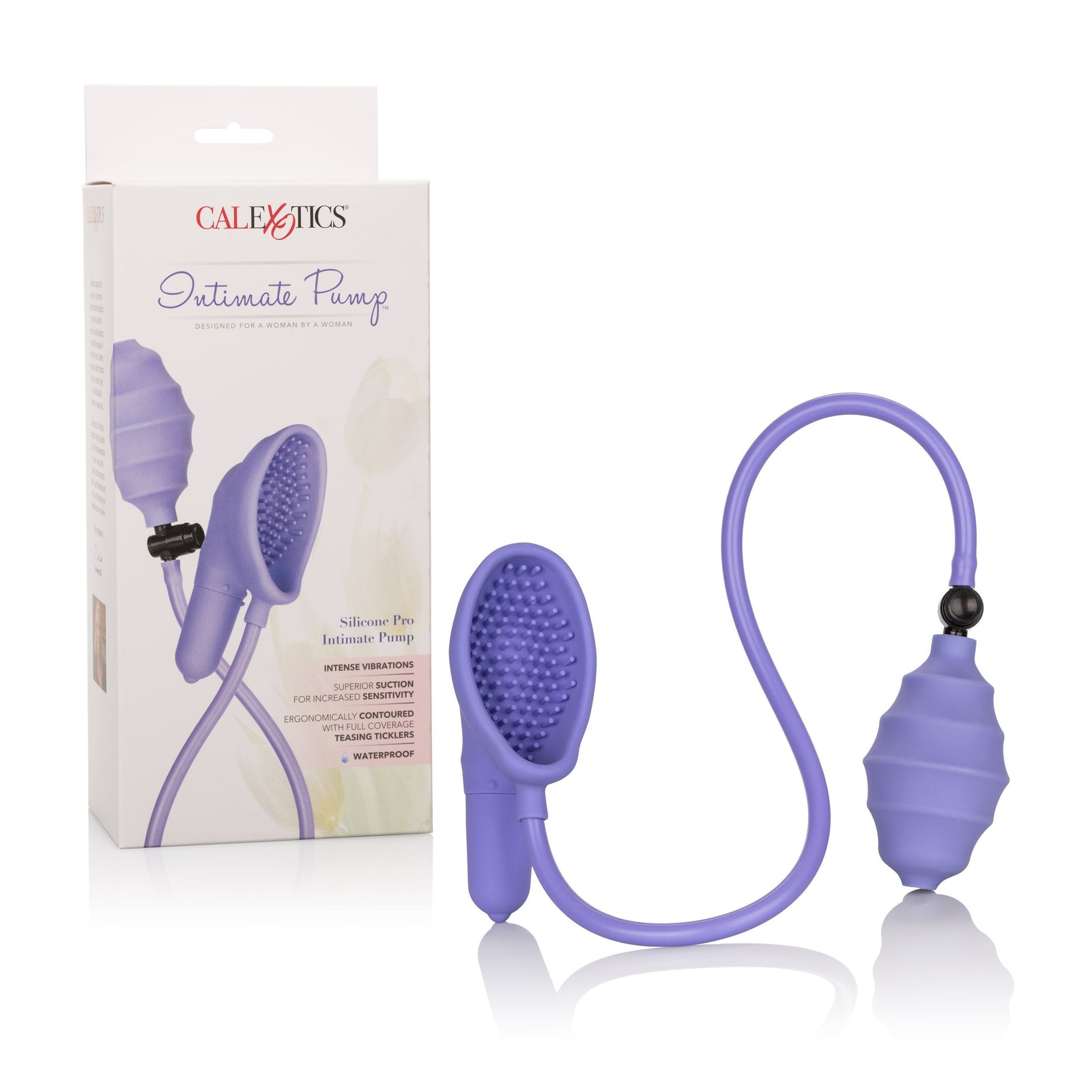 California Exotics - Intimate Pump Silicone Pro Intimate Clitoral Pump (Purple) -  Clitoral Pump (Non Vibration)  Durio.sg