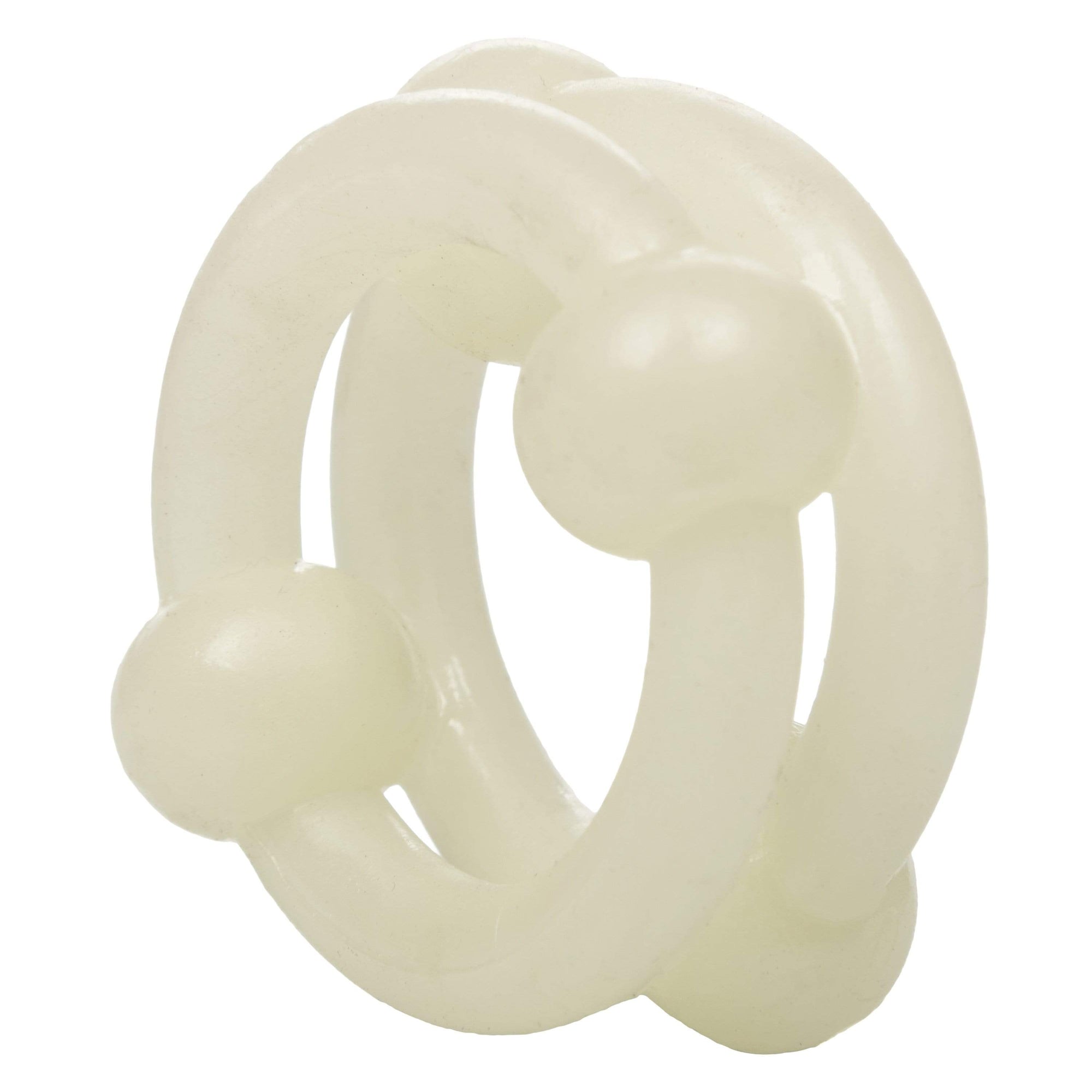 California Exotics - Island Rings Double Stacker Cock Ring (White) -  Cock Ring (Non Vibration)  Durio.sg