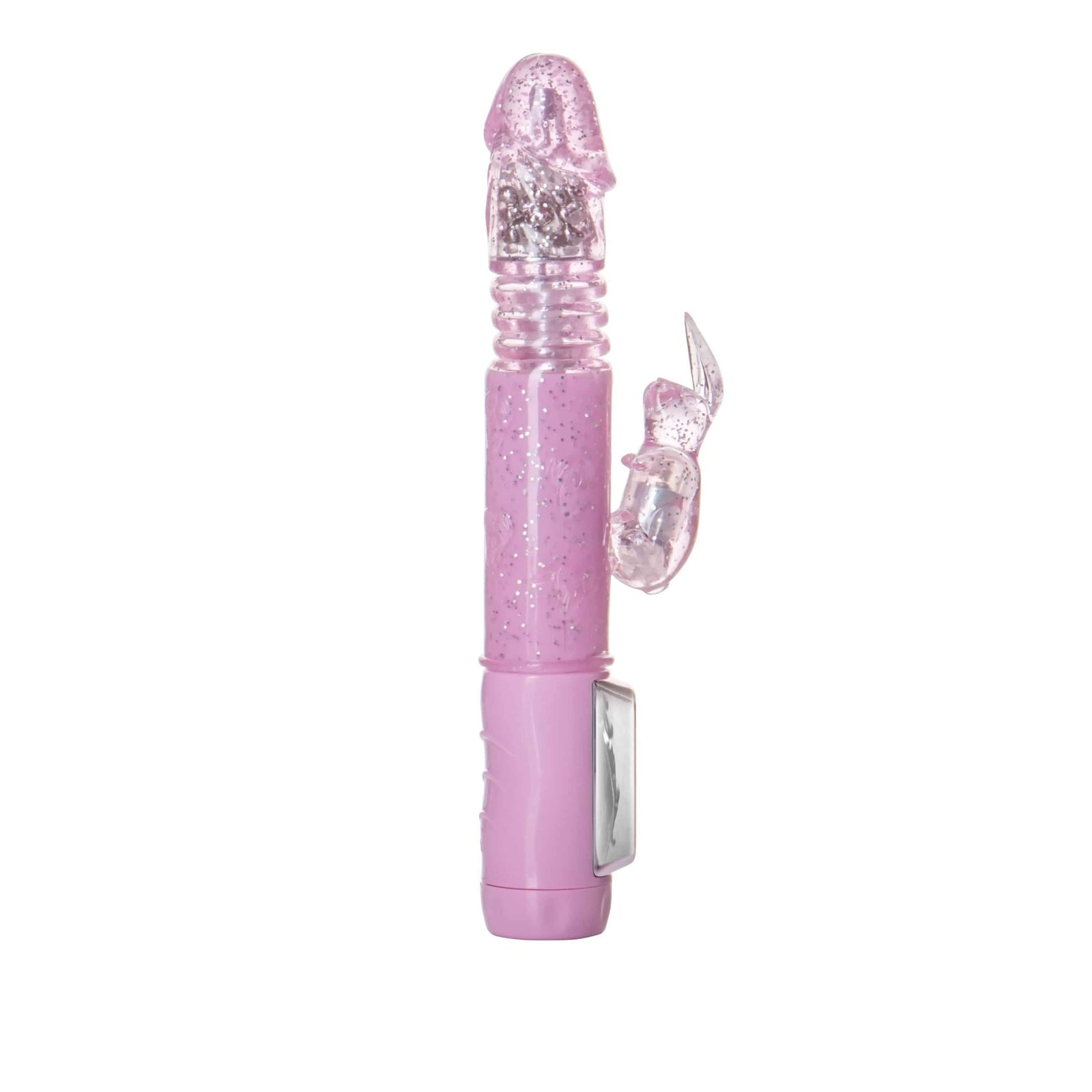 California Exotics - Jack Rabbit Petite Thrusting Jack Rabbit Vibrator (Pink) -  Rabbit Dildo (Vibration) Non Rechargeable  Durio.sg
