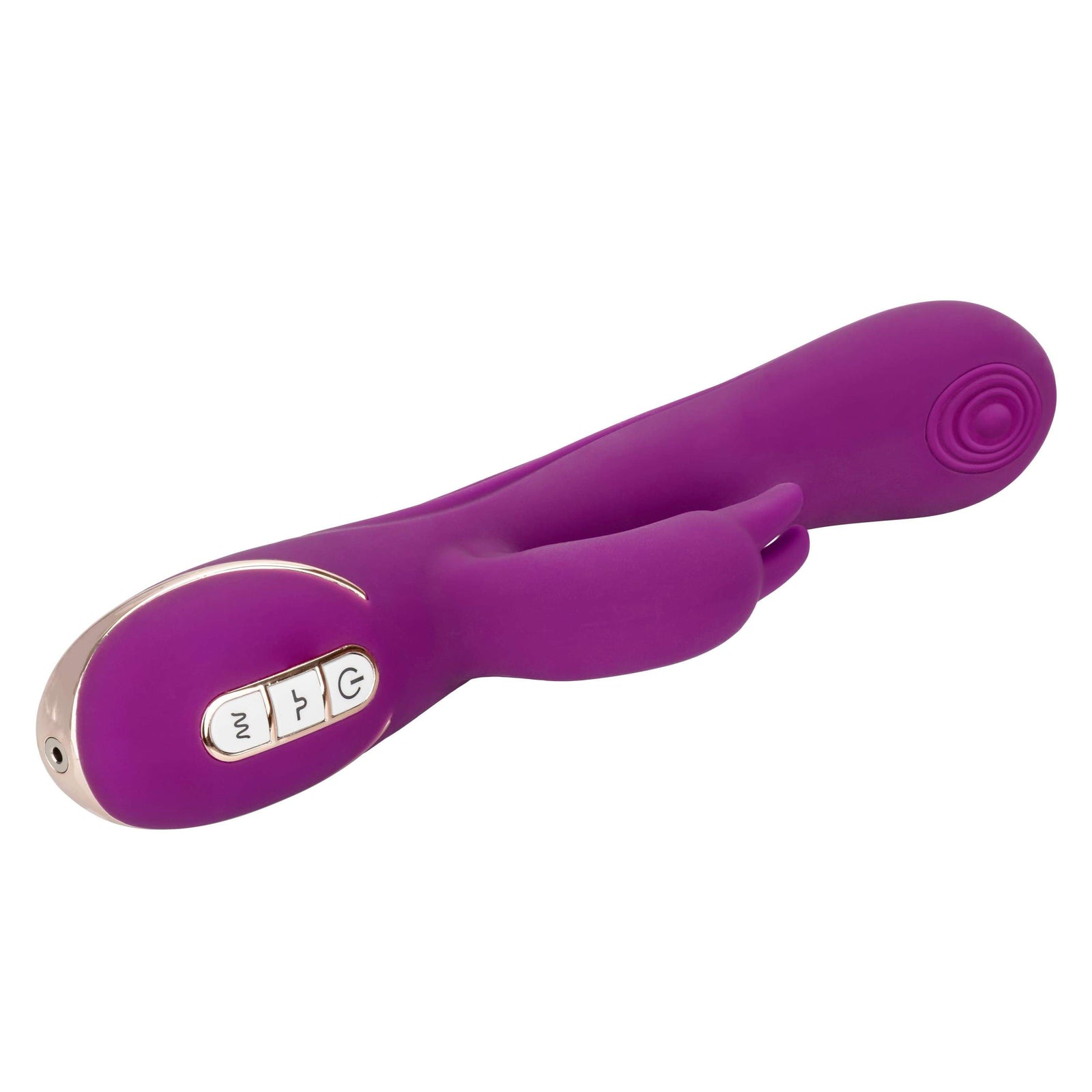 California Exotics - Jack Rabbit Signature Silicone Thumping Rabbit Vibrator (Purple) -  Rabbit Dildo (Vibration) Rechargeable  Durio.sg