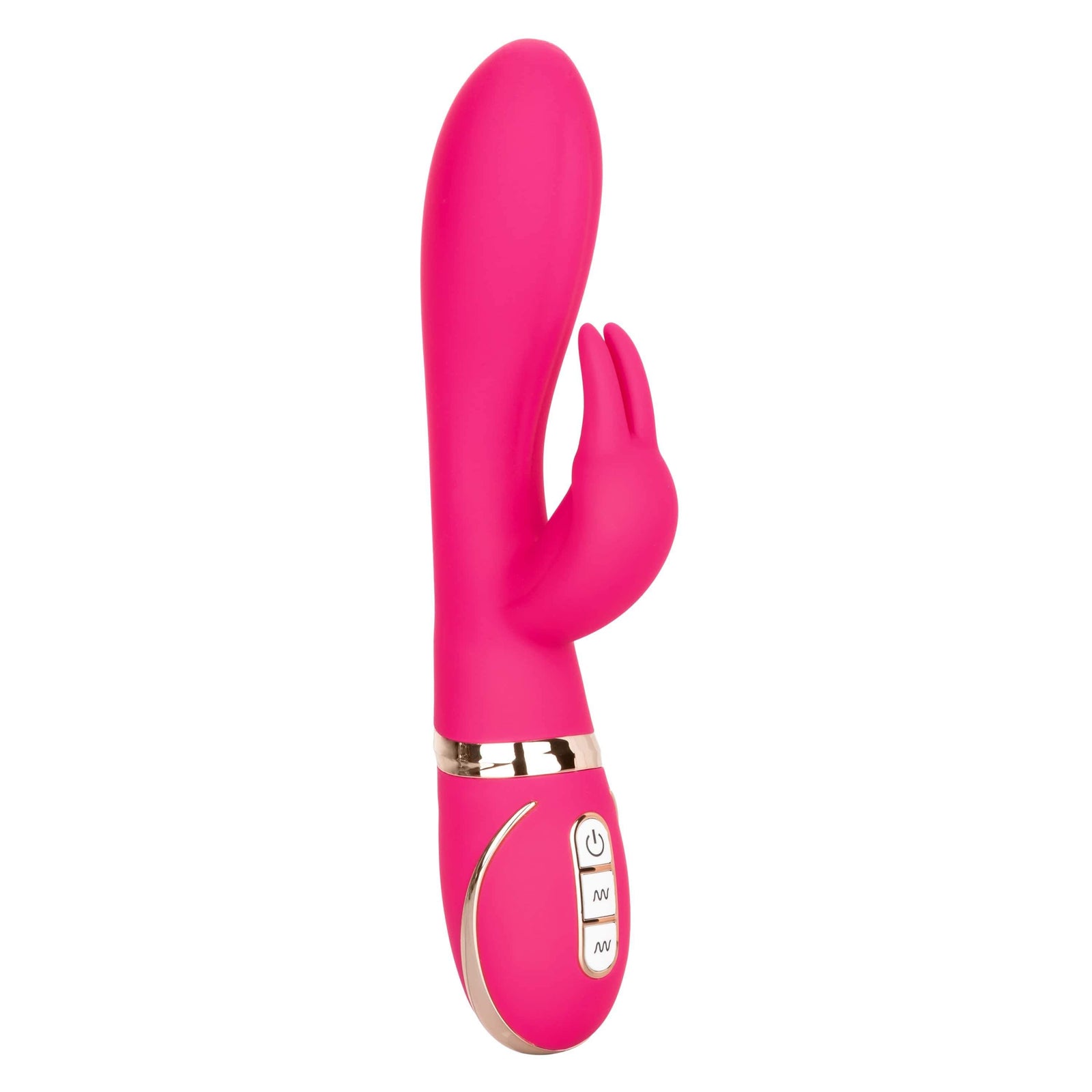California Exotics - Jack Rabbit Signature Silicone Ultra Soft Rabbit Vibrator (Pink) -  Rabbit Dildo (Vibration) Rechargeable  Durio.sg