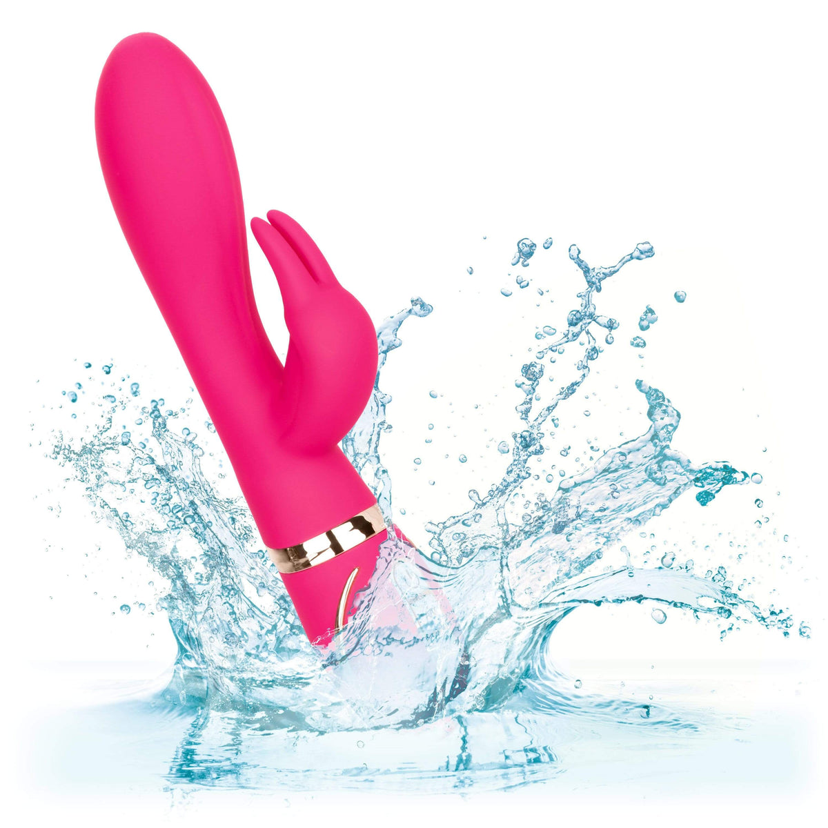 California Exotics - Jack Rabbit Signature Silicone Ultra Soft Rabbit Vibrator (Pink) -  Rabbit Dildo (Vibration) Rechargeable  Durio.sg
