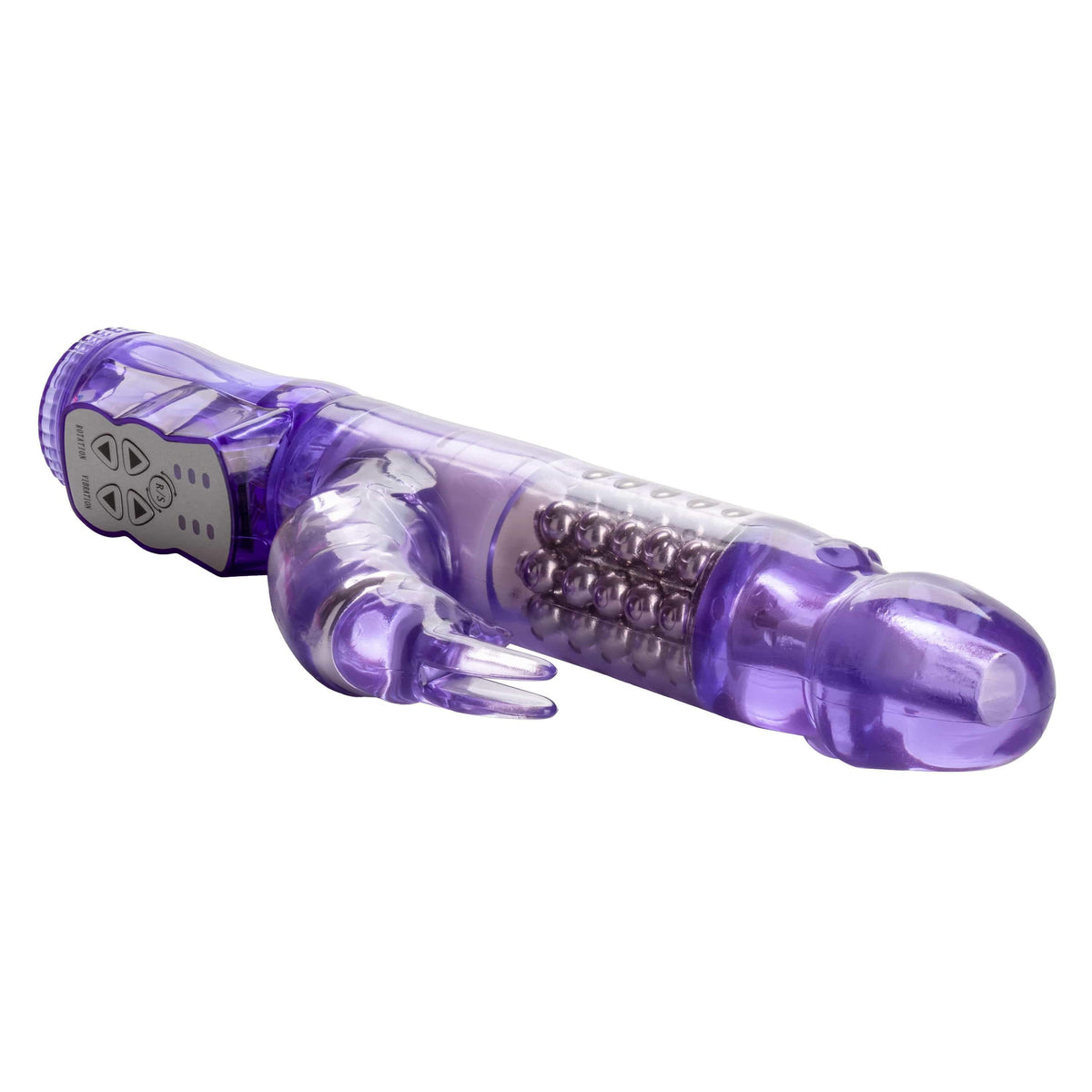 California Exotics - Jack Rabbit Waterproof 5 Rows Jack Rabbit Vibrator (Purple) -  Rabbit Dildo (Vibration) Non Rechargeable  Durio.sg