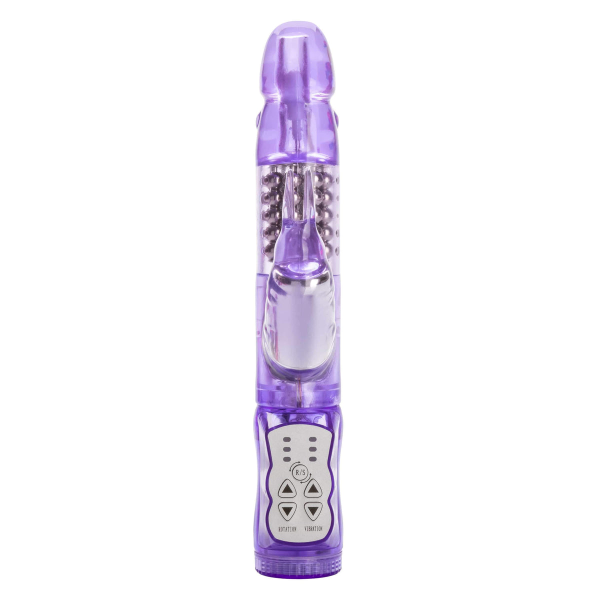 California Exotics - Jack Rabbit Waterproof 5 Rows Jack Rabbit Vibrator (Purple) -  Rabbit Dildo (Vibration) Non Rechargeable  Durio.sg