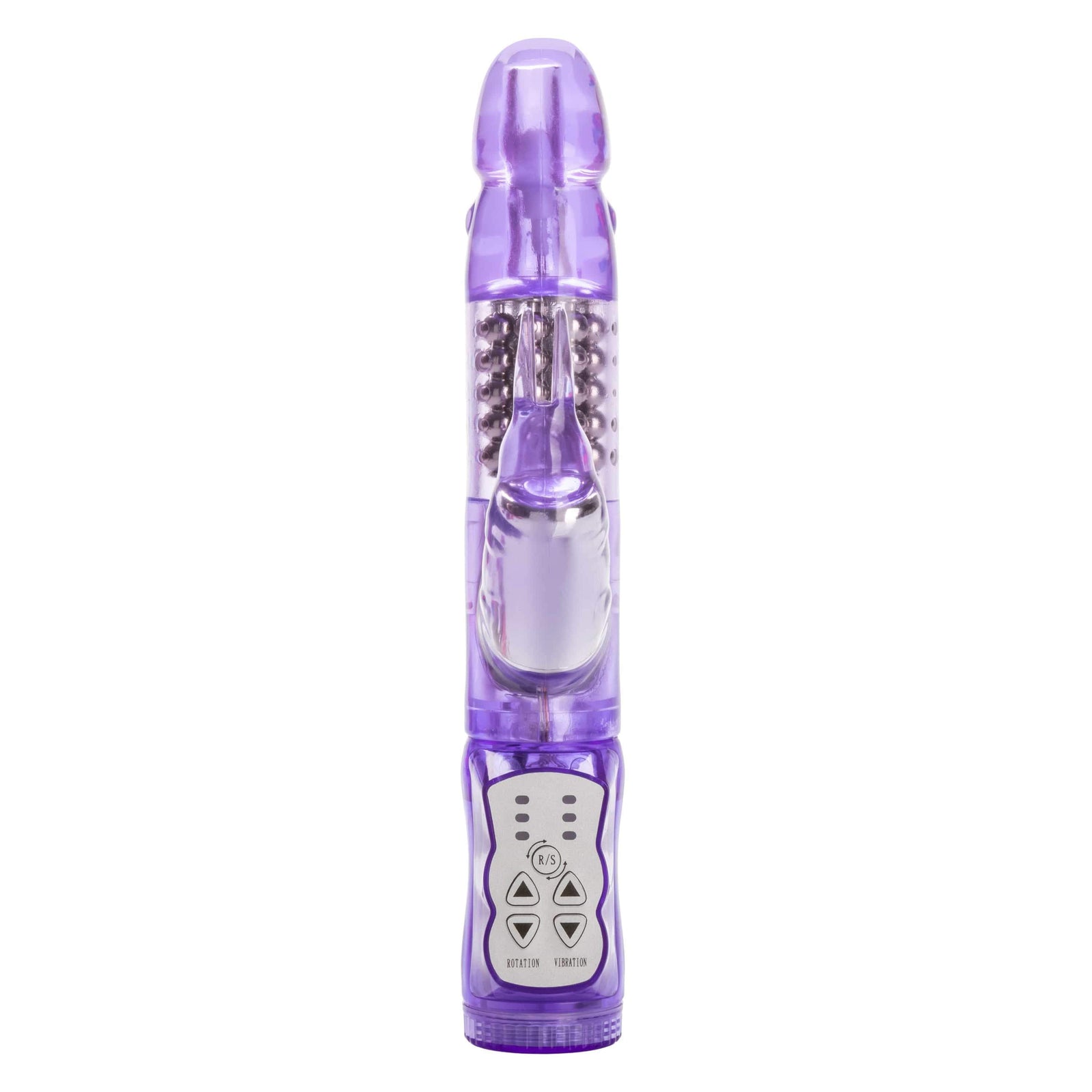 California Exotics - Jack Rabbit Waterproof 5 Rows Jack Rabbit Vibrator (Purple) -  Rabbit Dildo (Vibration) Non Rechargeable  Durio.sg