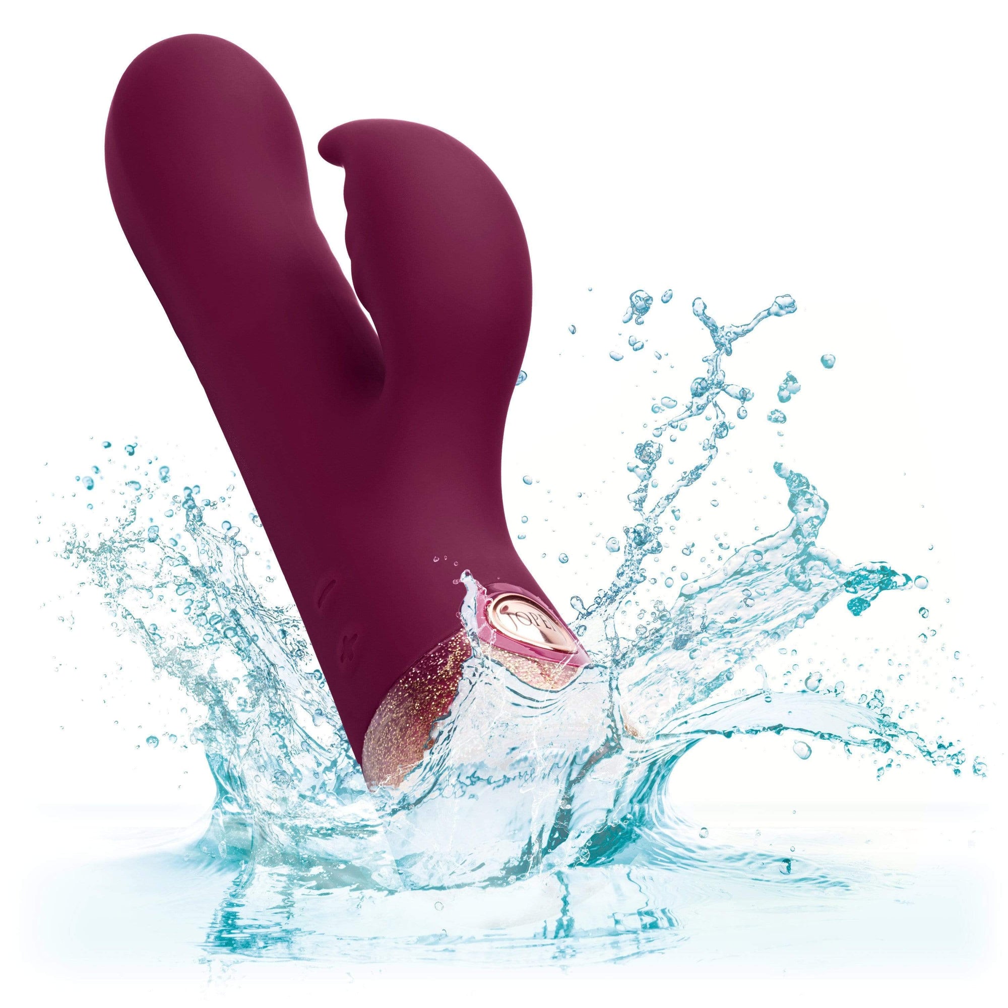 California Exotics - Jopen Starstruck Affair Luxurious Silicone Rabbit Massager (Red) -  Rabbit Dildo (Vibration) Rechargeable  Durio.sg