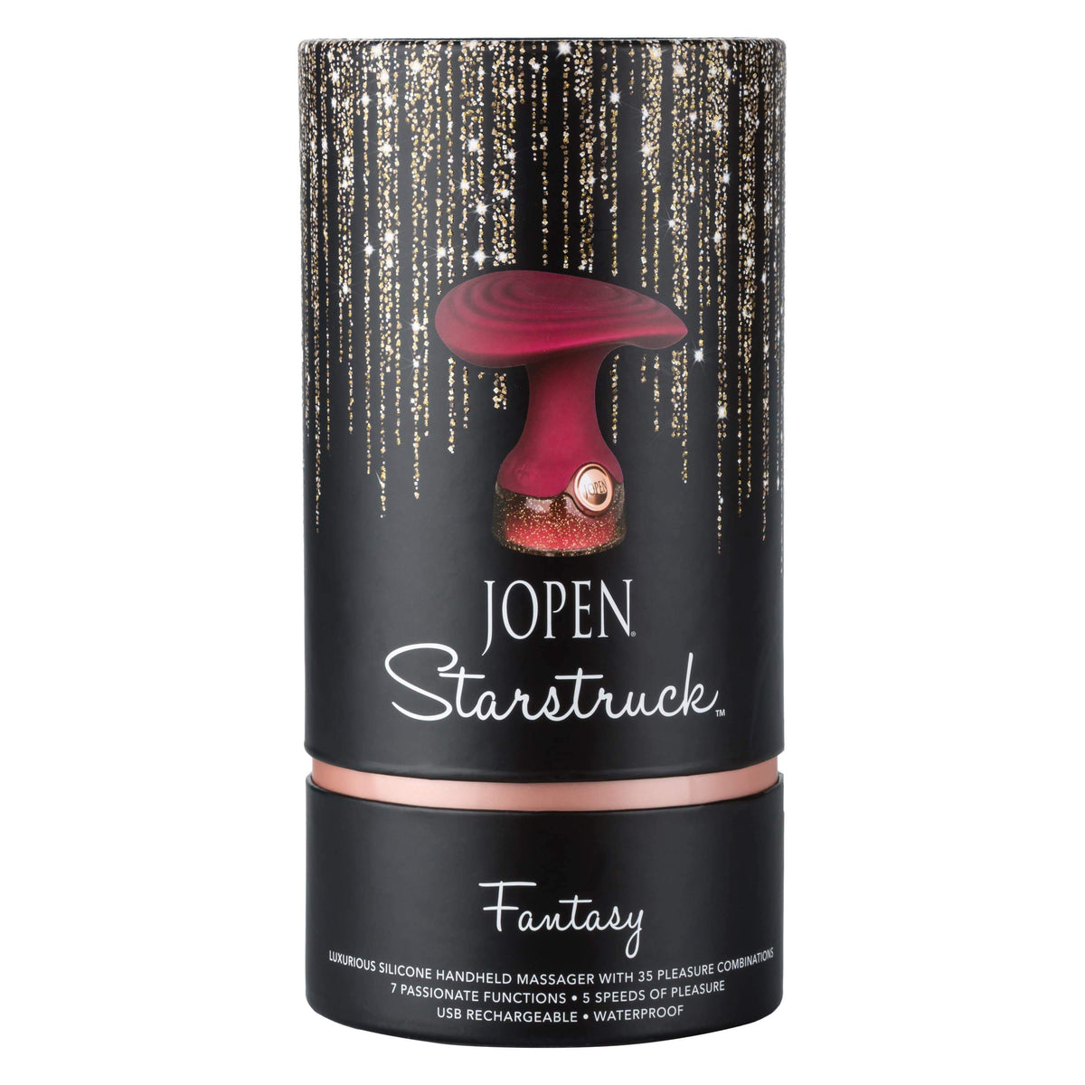 California Exotics - Jopen Starstruck Fantasy Luxurious Silicone Handheld Massager (Red) -  Clit Massager (Vibration) Rechargeable  Durio.sg