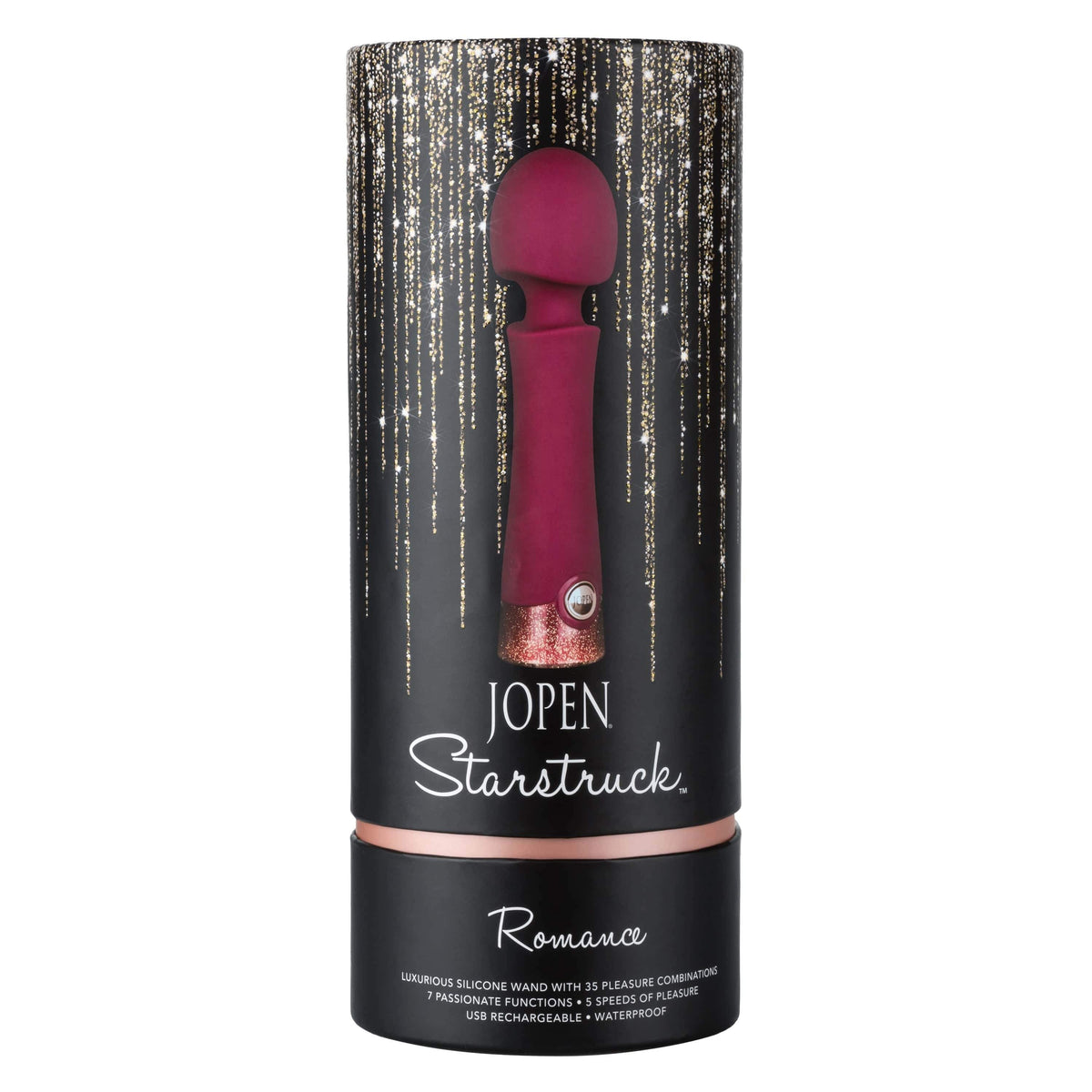 California Exotics - Jopen Starstruck Romance Luxurious Silicone Wand Massager (Red) -  Wand Massagers (Vibration) Rechargeable  Durio.sg