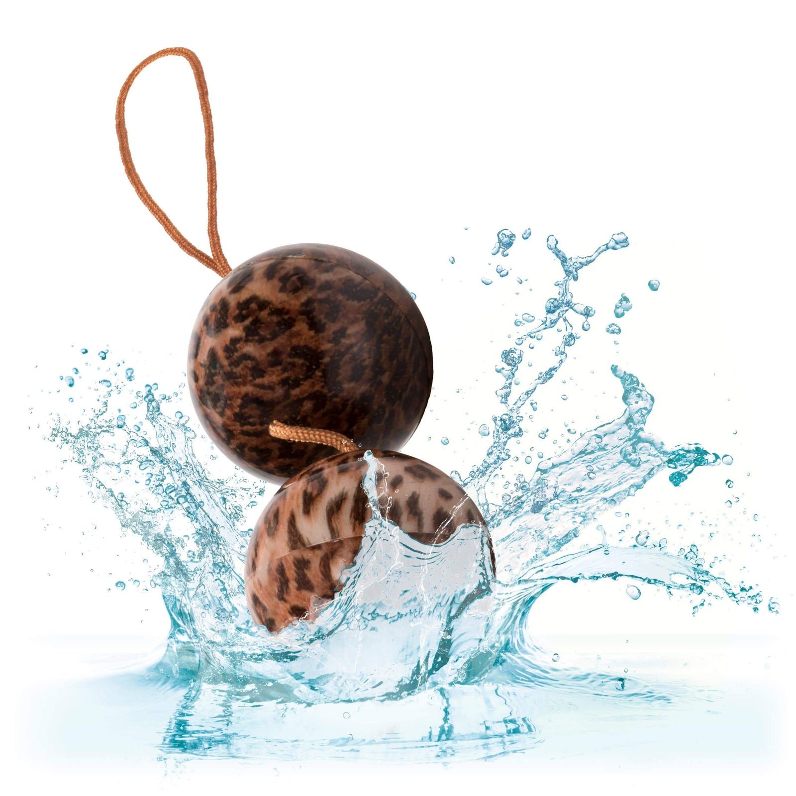 California Exotics - Leopard Duotone Weighted Kegel Balls (Leopard) -  Kegel Balls (Non Vibration)  Durio.sg