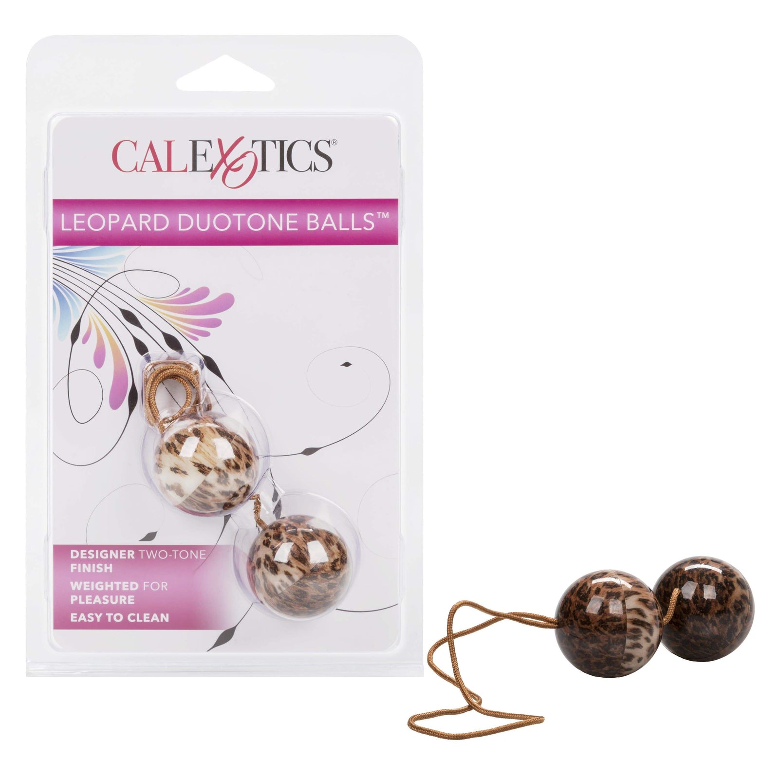 California Exotics - Leopard Duotone Weighted Kegel Balls (Leopard) -  Kegel Balls (Non Vibration)  Durio.sg
