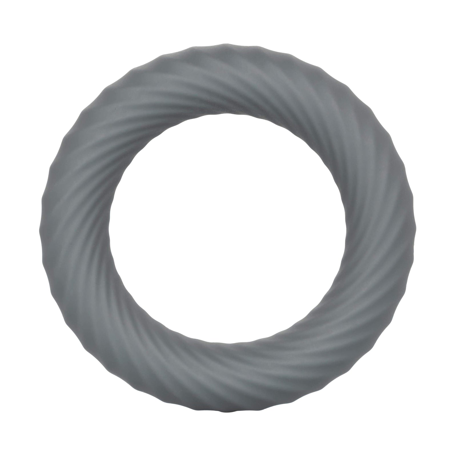 California Exotics - Link Up Edge Vibrating Cock Ring (Grey) -  Silicone Cock Ring (Vibration) Rechargeable  Durio.sg