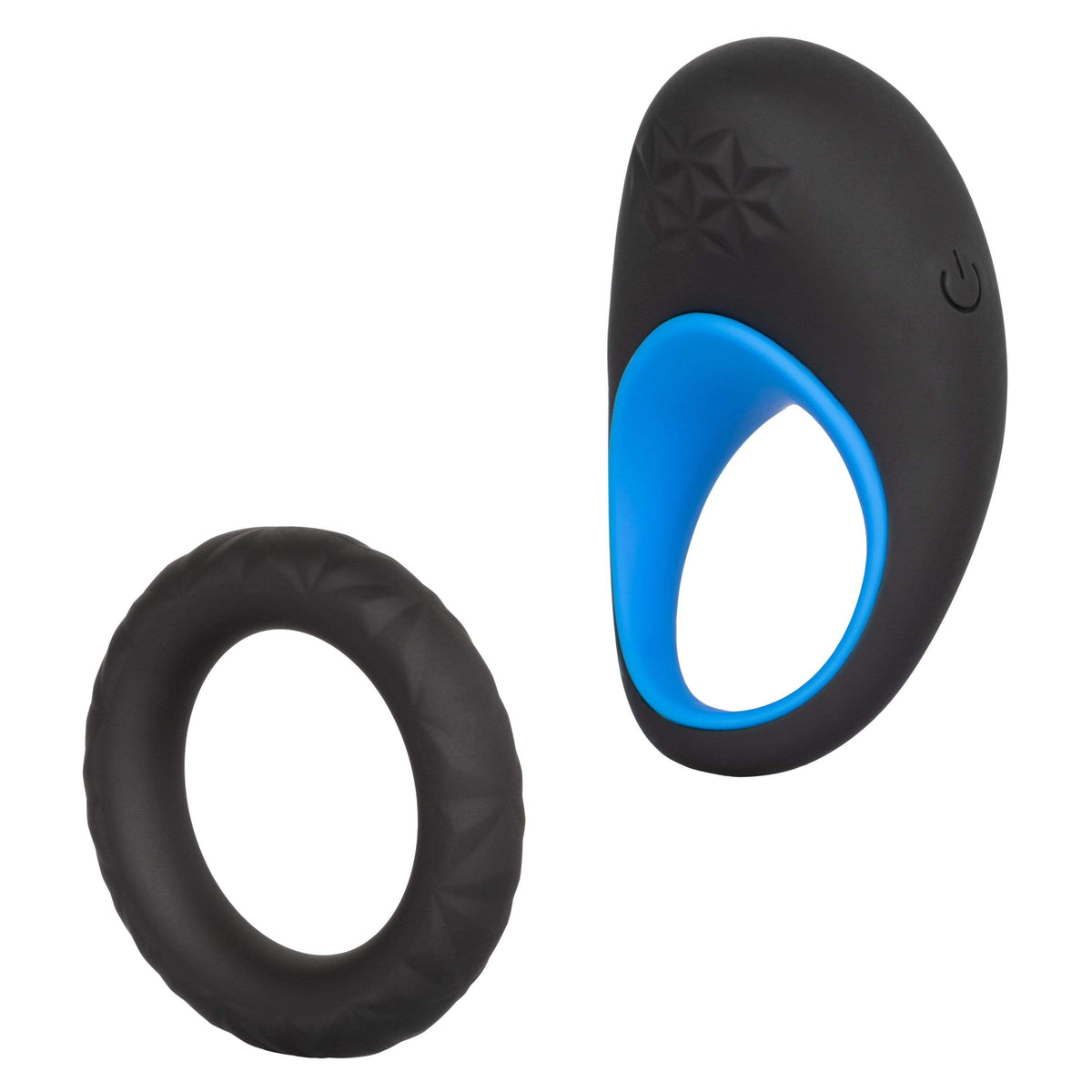 California Exotics - Link Up Max Vibrating Cock Ring (Black) -  Silicone Cock Ring (Vibration) Rechargeable  Durio.sg