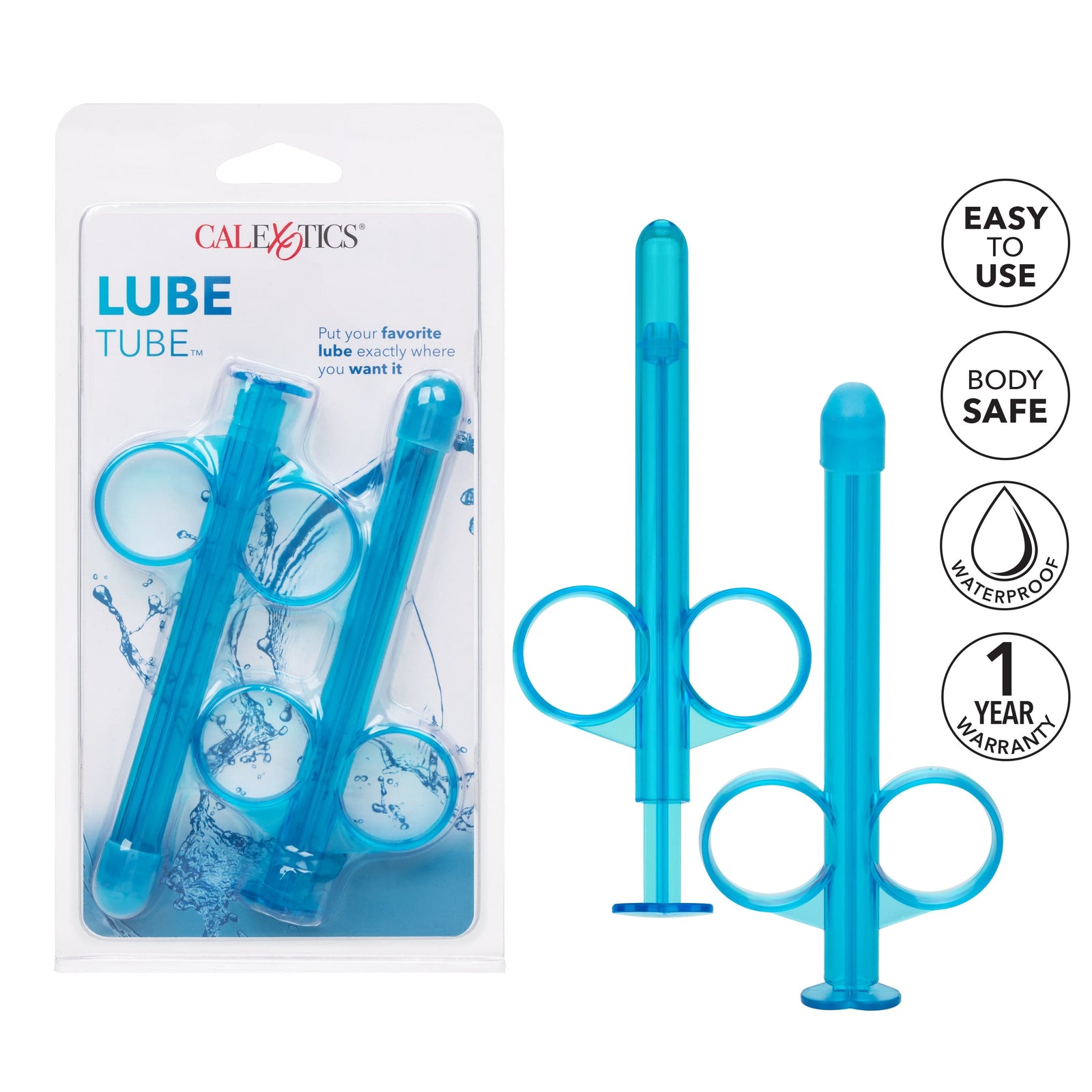 California Exotics - Lube Tube Lube Dispenser Accessory (Blue) -  Accessories  Durio.sg