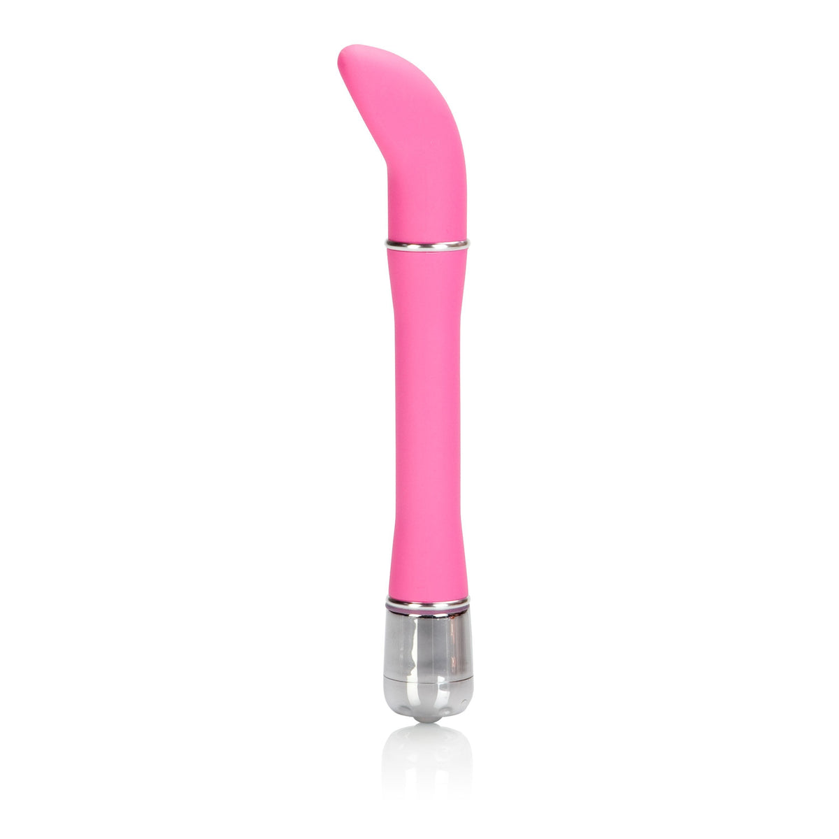 California Exotics - Lulu Satin Scoop Mini Vibrator (Pink) -  G Spot Dildo (Vibration) Non Rechargeable  Durio.sg