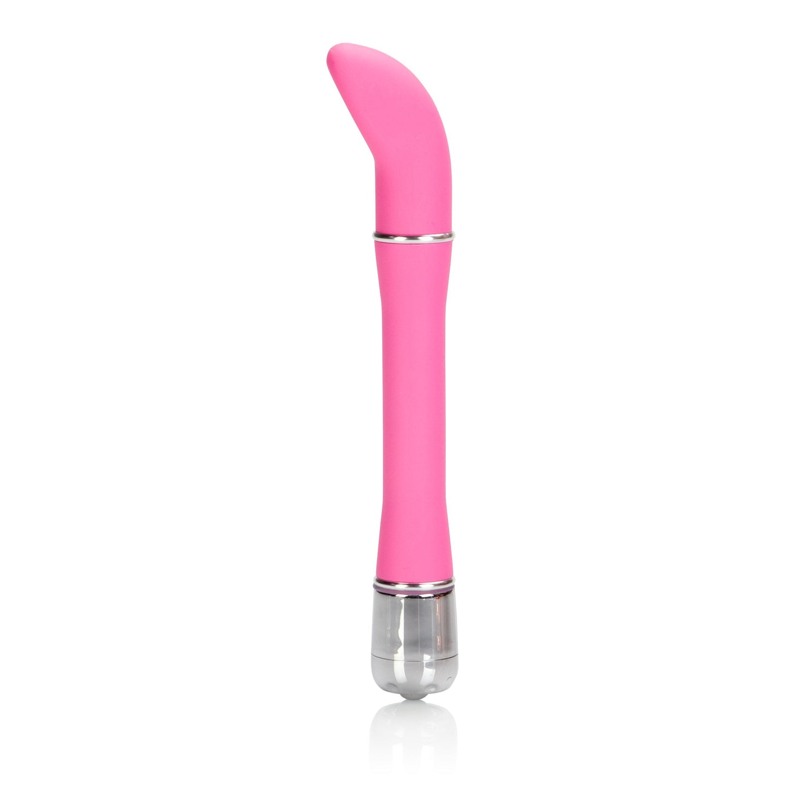 California Exotics - Lulu Satin Scoop Mini Vibrator (Pink) -  G Spot Dildo (Vibration) Non Rechargeable  Durio.sg