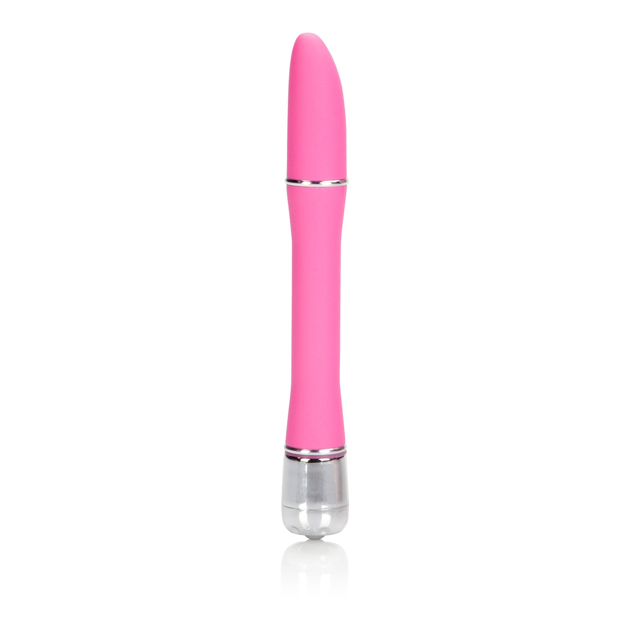California Exotics - Lulu Satin Touch Mini Vibrator (Pink) -  Non Realistic Dildo w/o suction cup (Vibration) Non Rechargeable  Durio.sg