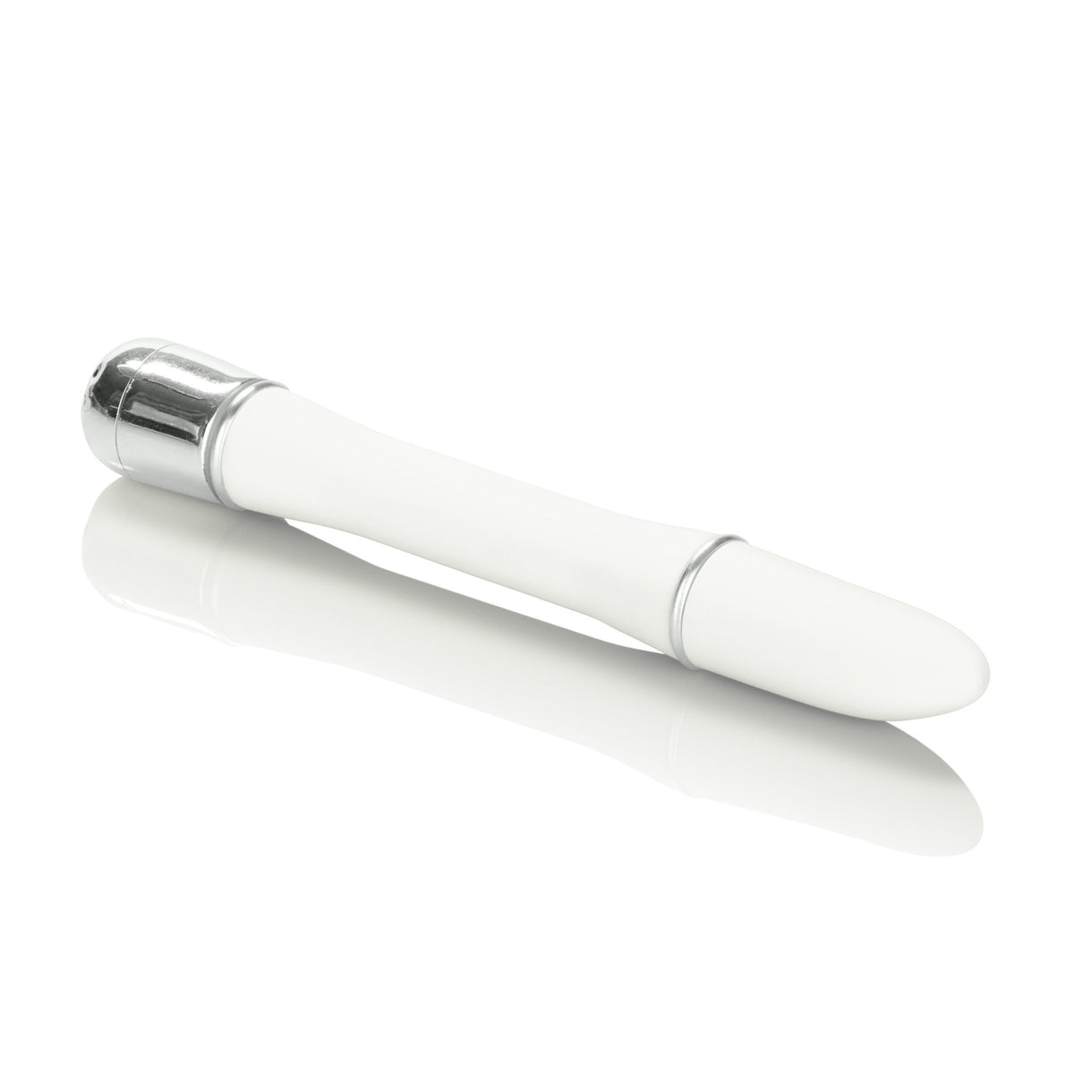 California Exotics - Lulu Satin Touch Mini Vibrator (White) -  Non Realistic Dildo w/o suction cup (Vibration) Non Rechargeable  Durio.sg